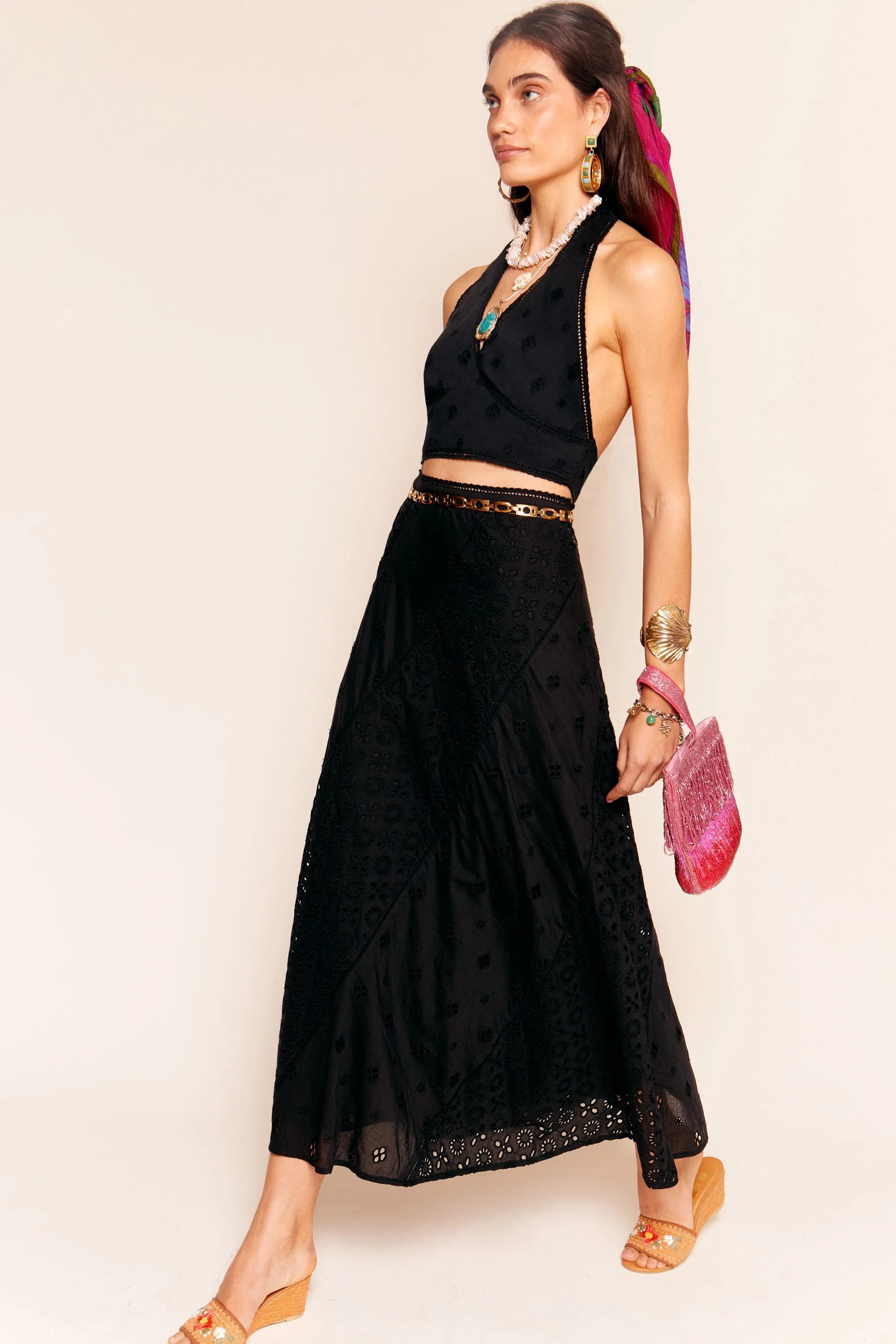 hudson - broderie mix black sold by RIXO product image thumbnail 2