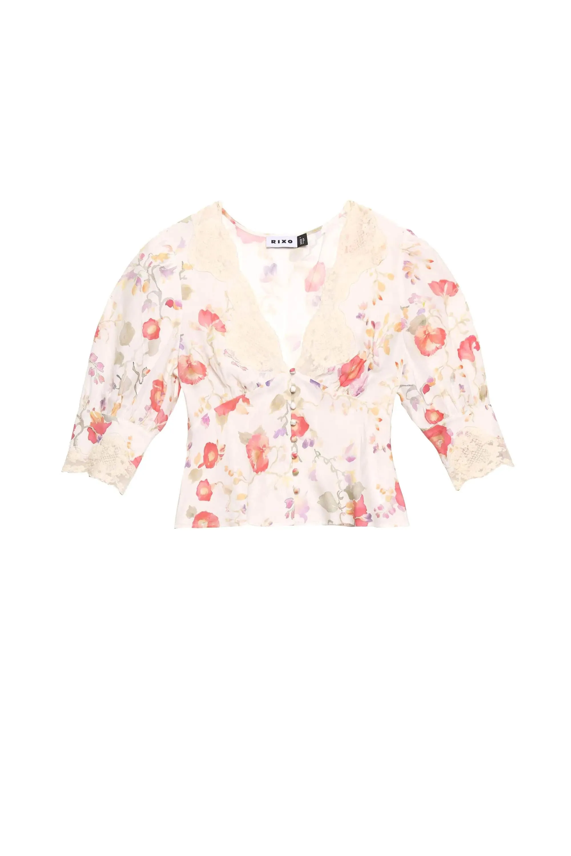 amanda - waterblossom ivory sold by RIXO product image thumbnail 5