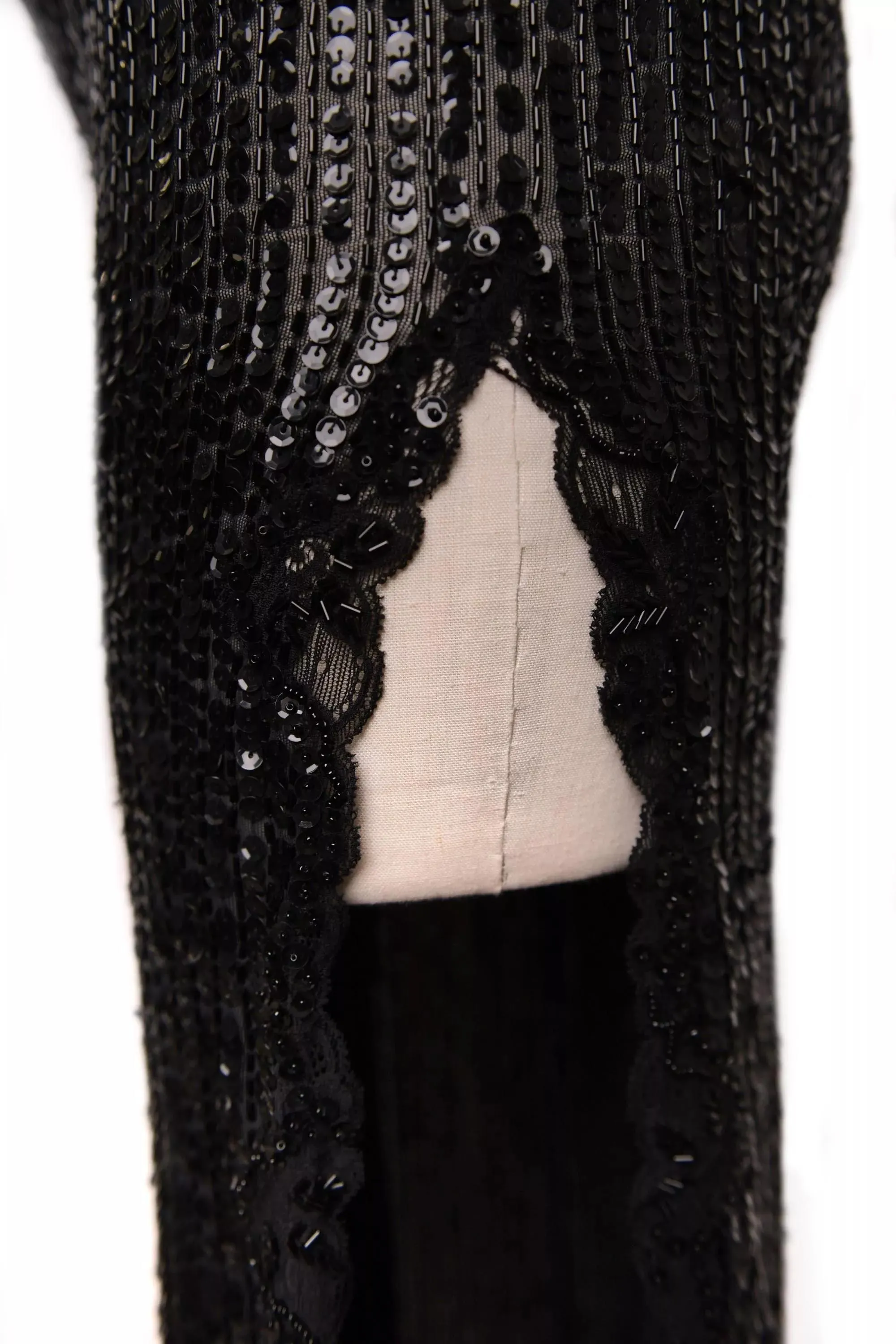 Vintage Skirt - Black Sequin sold by RIXO product image thumbnail 3