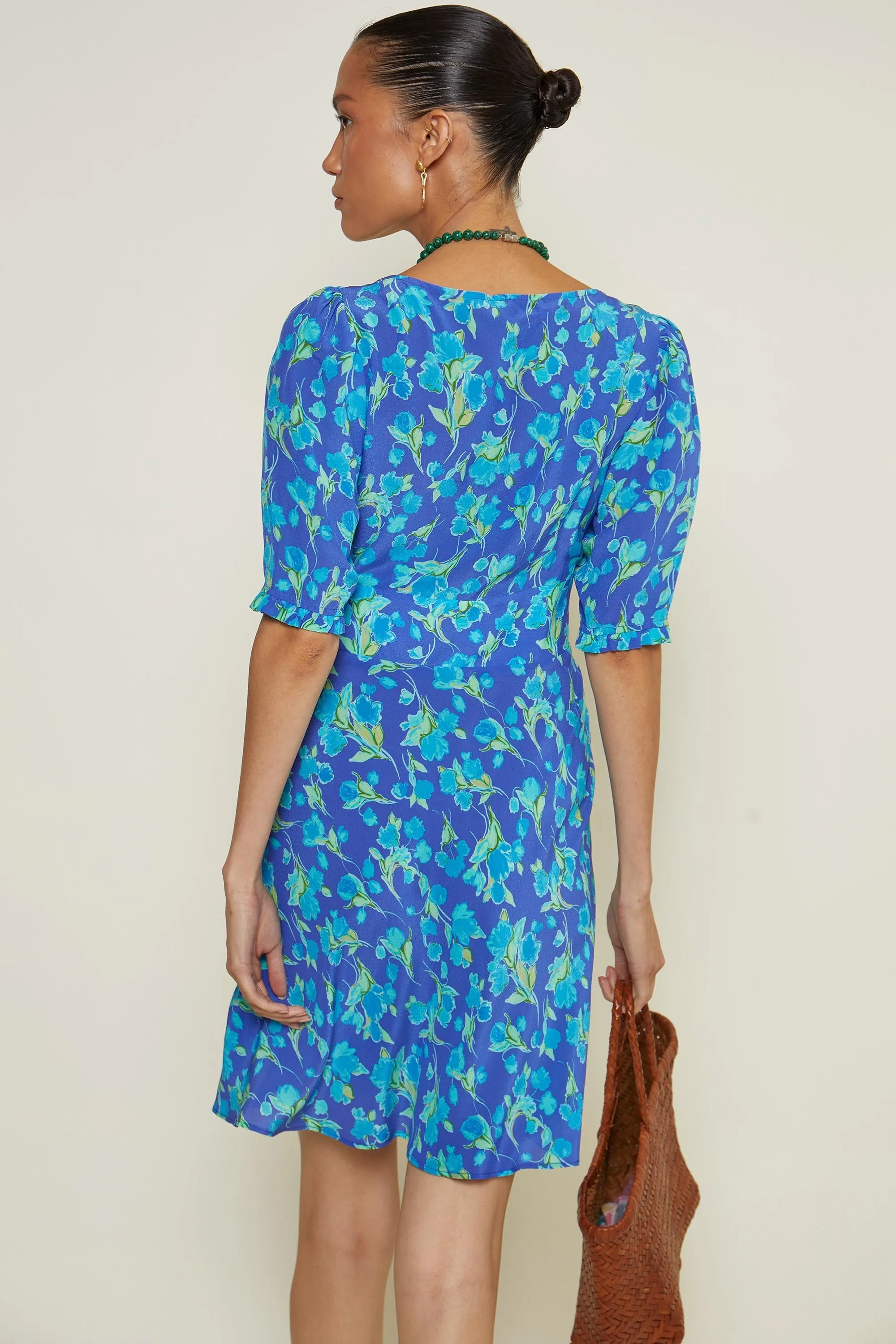 Lilita - Floral Cobalt sold by RIXO product image thumbnail 4