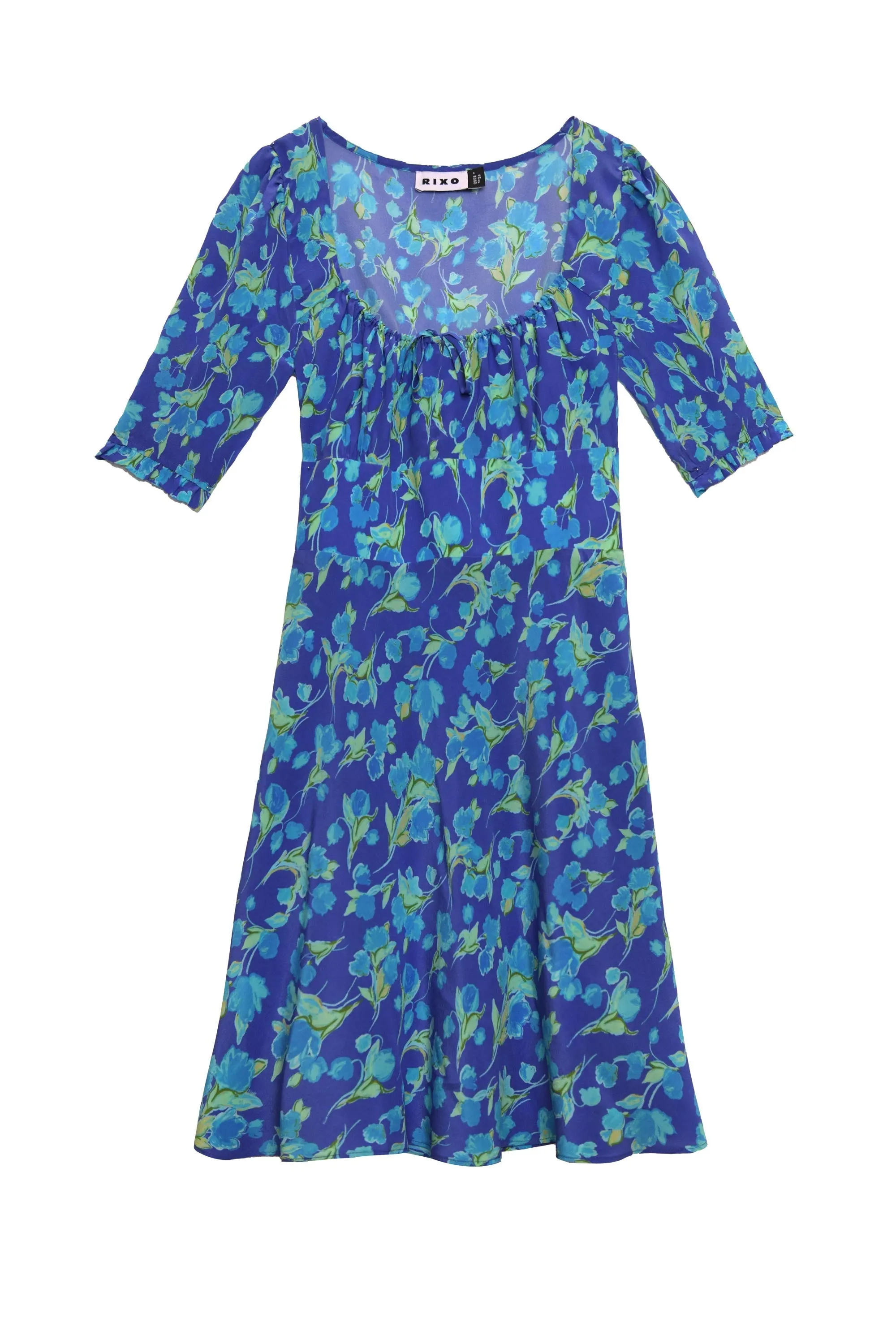 Lilita - Floral Cobalt sold by RIXO product image thumbnail 5