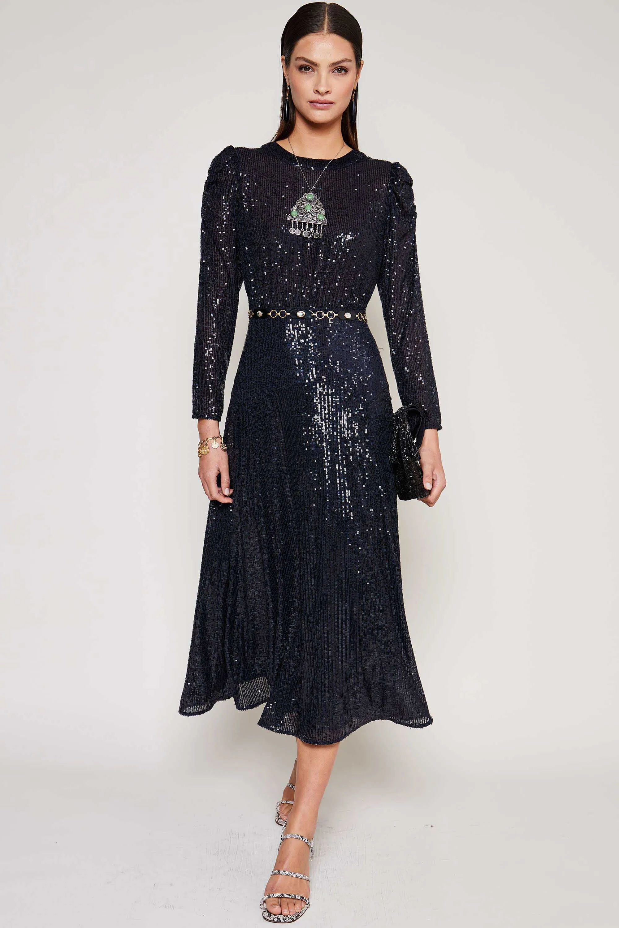 Cerise - Sequin Navy sold by RIXO product image thumbnail 5