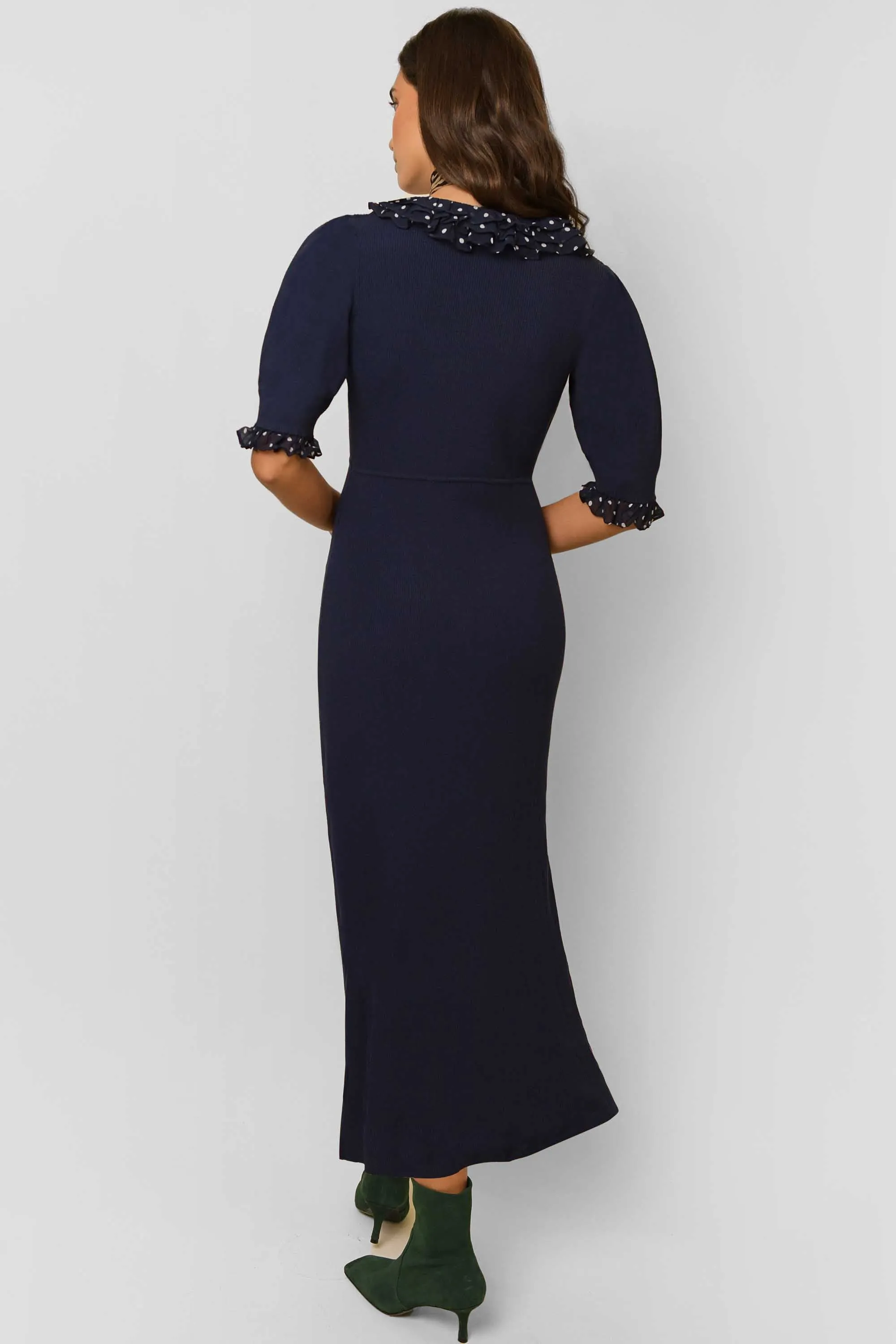 Giuliana - Navy Dot sold by RIXO product image thumbnail 4