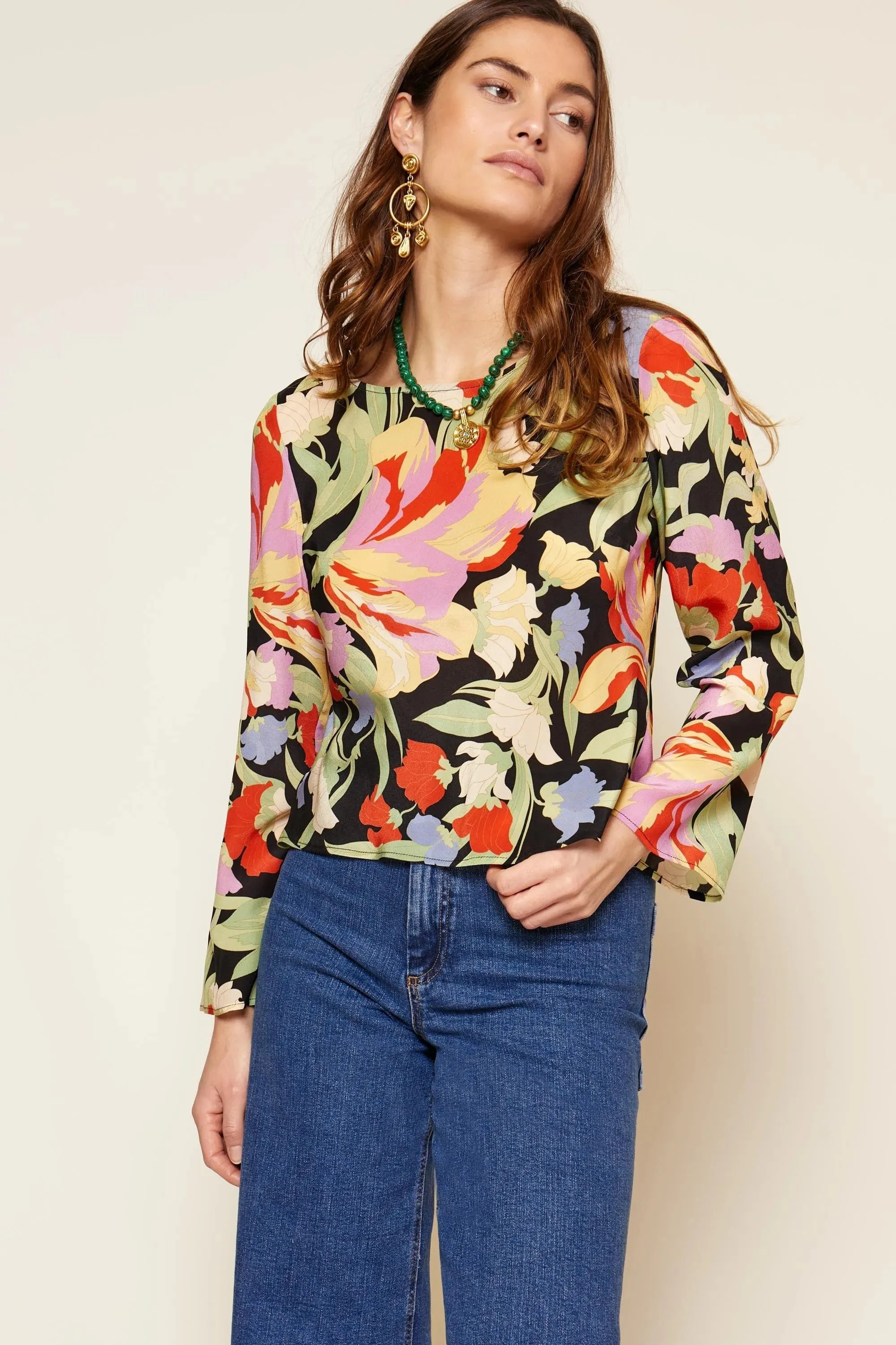 Verona - Cece Floral Black sold by RIXO product image thumbnail 2