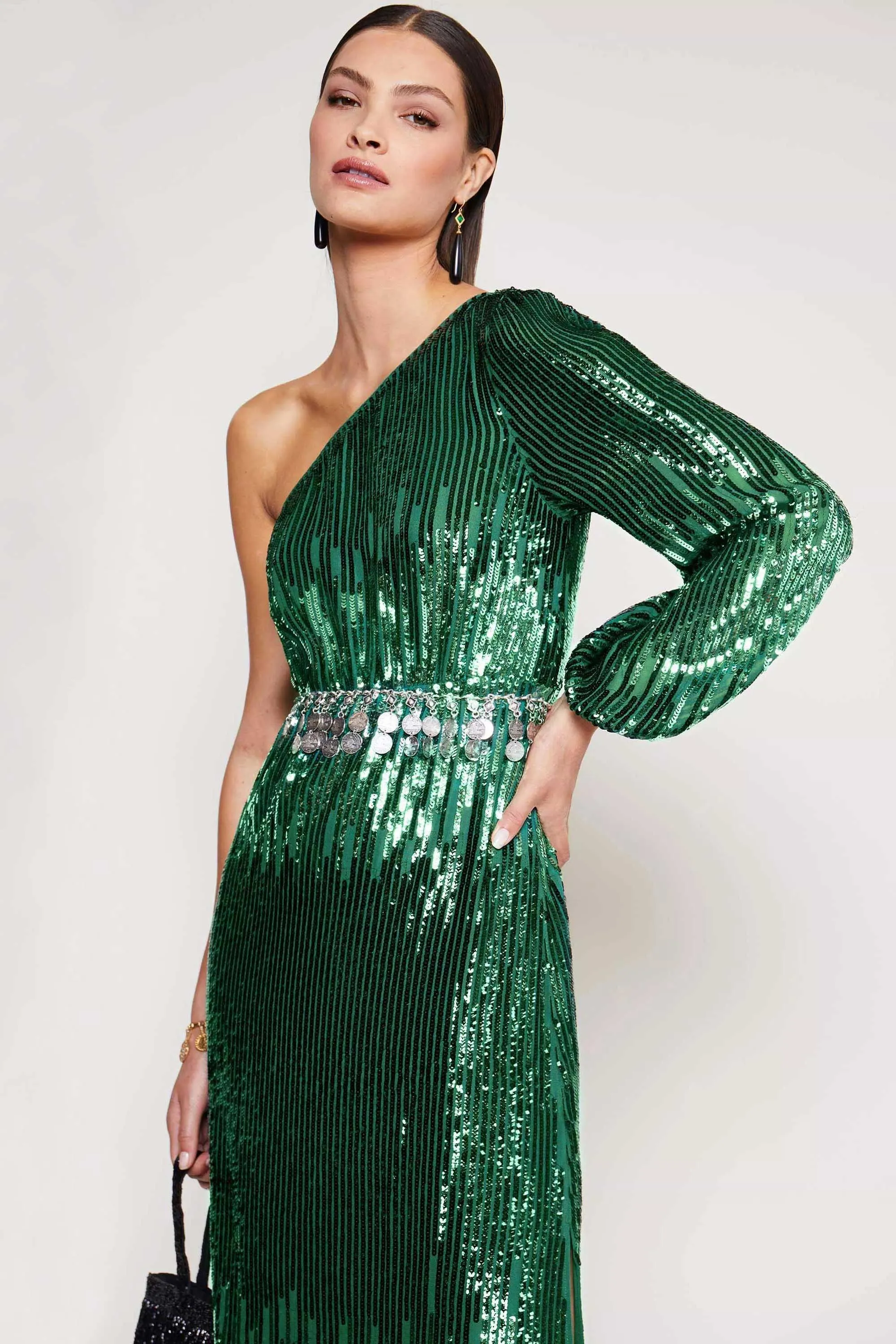 Bradshaw - Sequin Green sold by RIXO