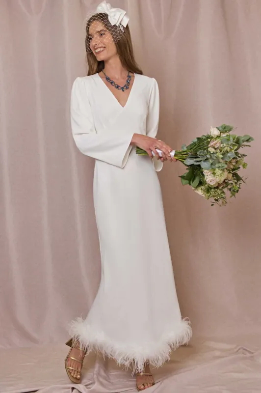 Mya - Ivory Feathers sold by RIXO