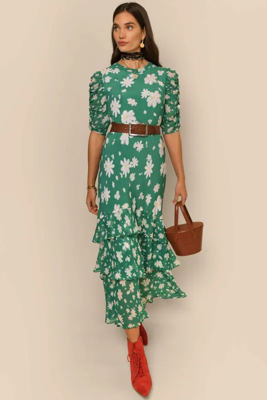 Evelyn - Green Daisy sold by RIXO