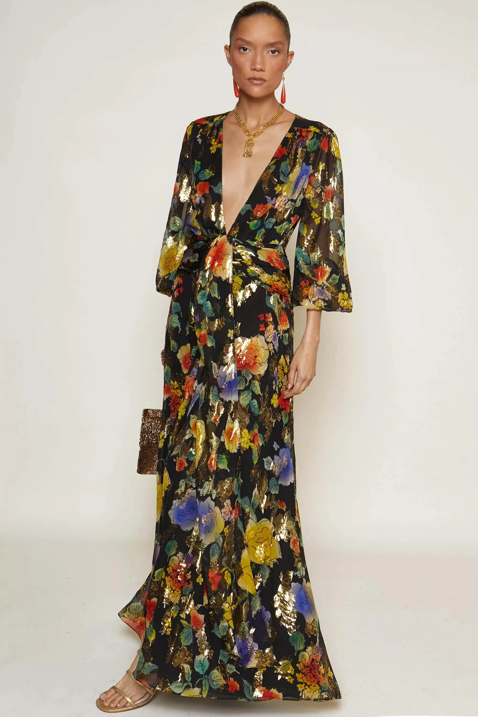 meera - ombré bloom black sold by RIXO product image thumbnail 4