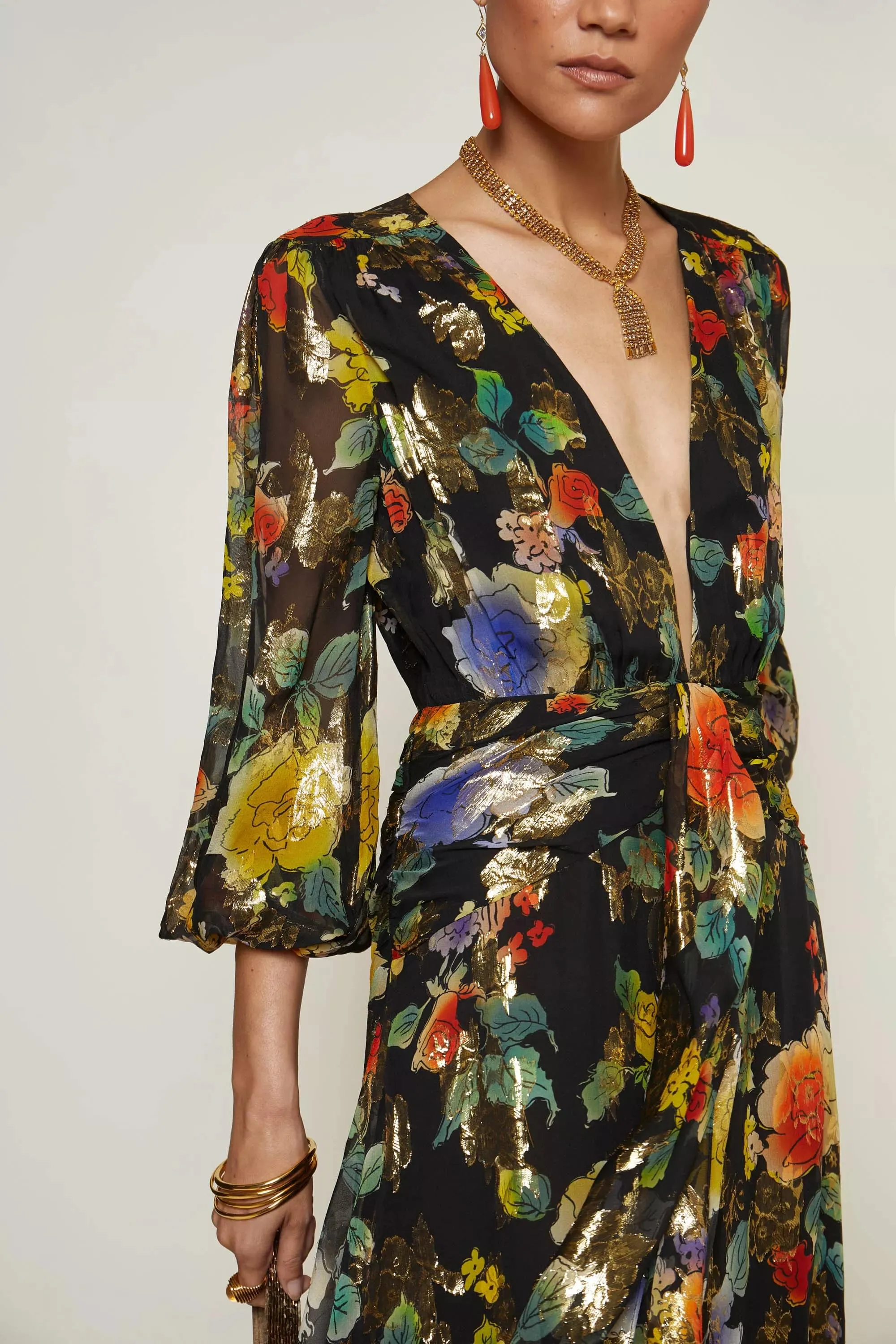 meera - ombré bloom black sold by RIXO product image thumbnail 3