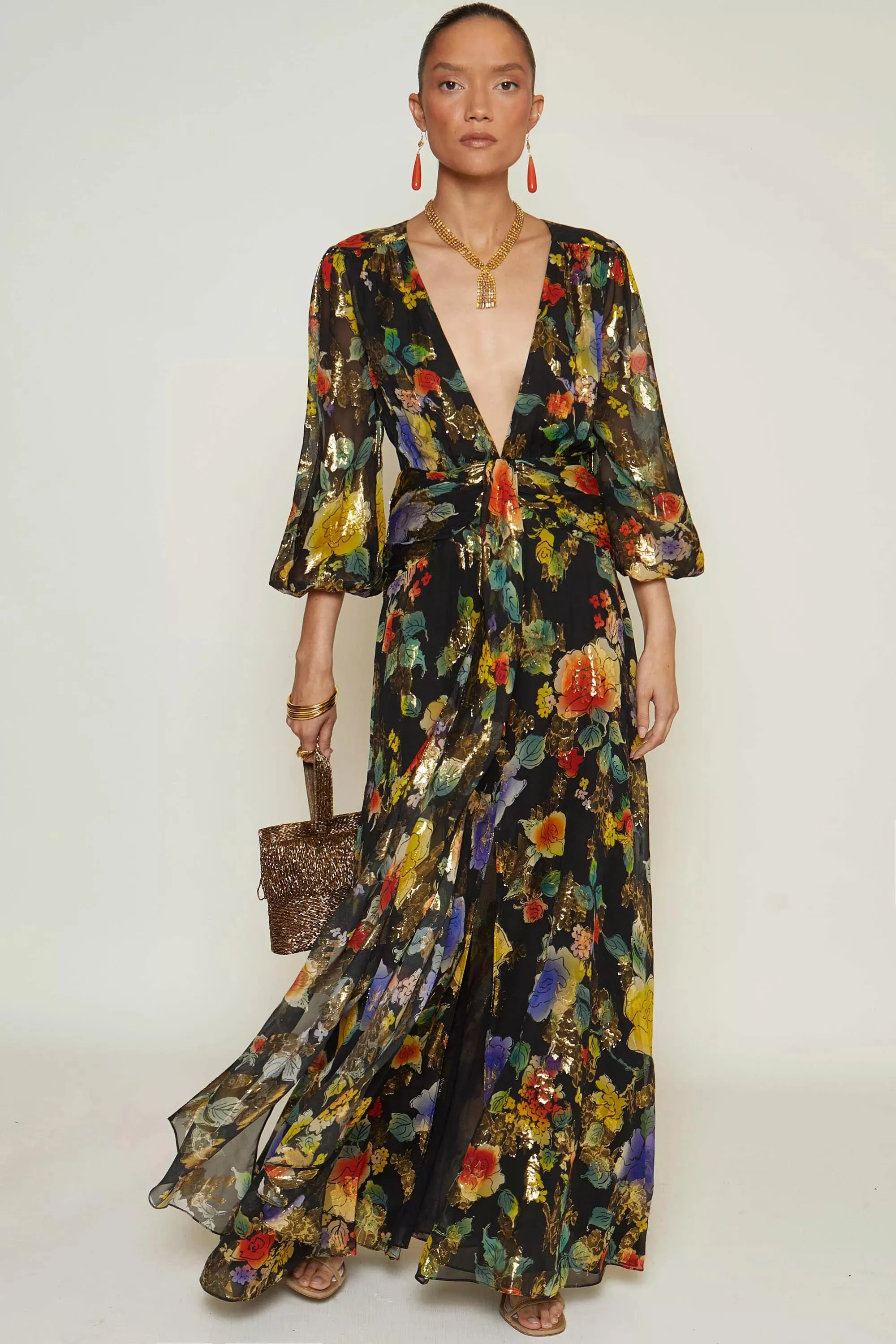 meera - ombré bloom black sold by RIXO product image thumbnail 2