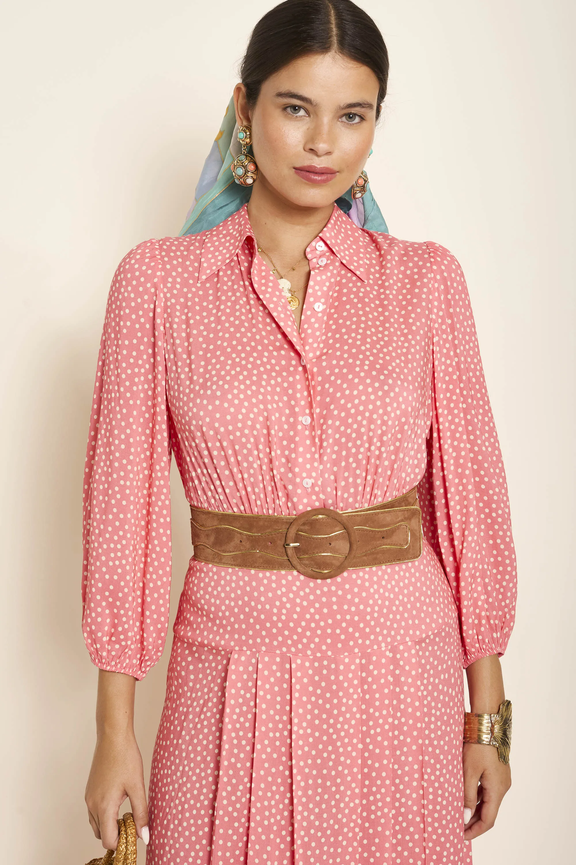 izzy - scatter spot coral sold by RIXO product image thumbnail 2