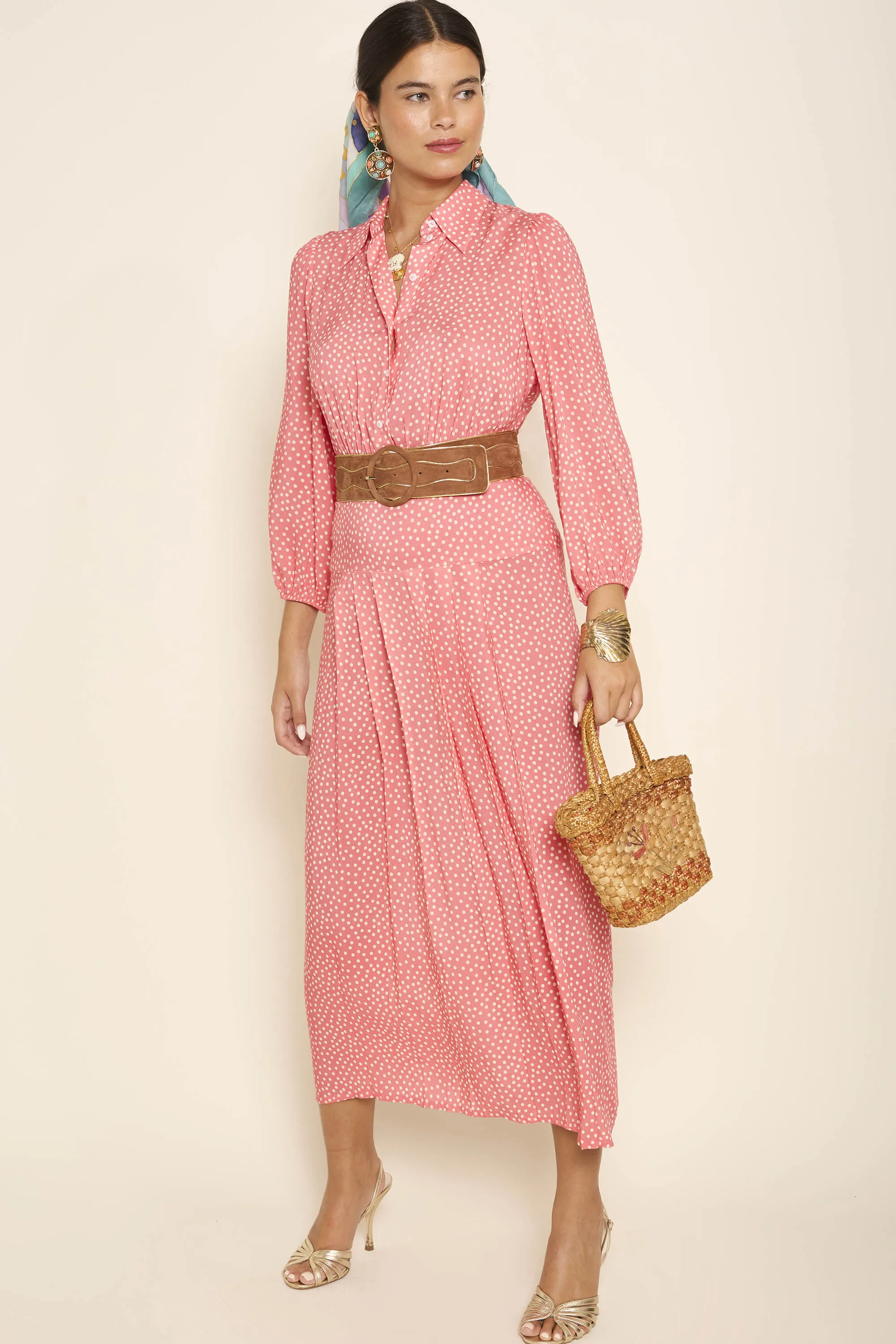 izzy - scatter spot coral sold by RIXO product image thumbnail 3