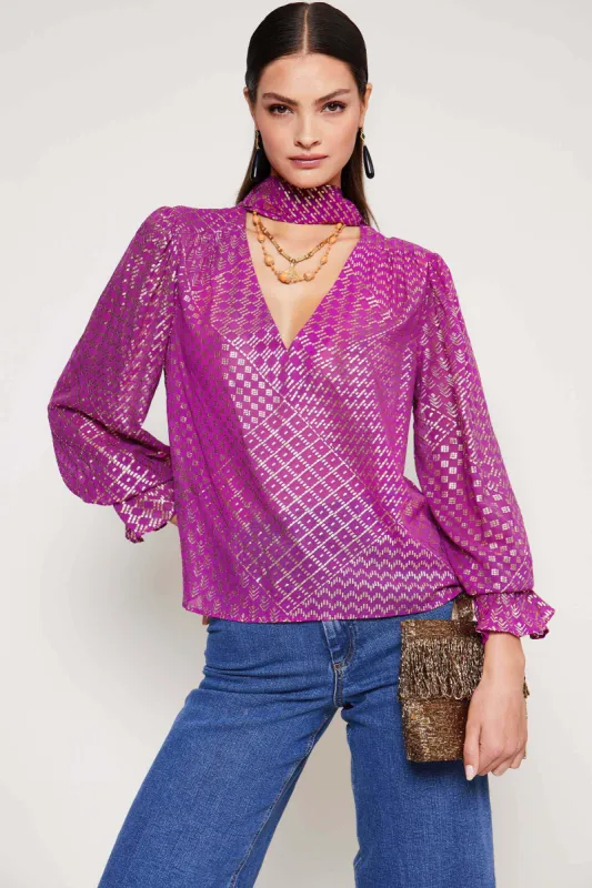 Jovie - Patchwork Fuchsia sold by RIXO