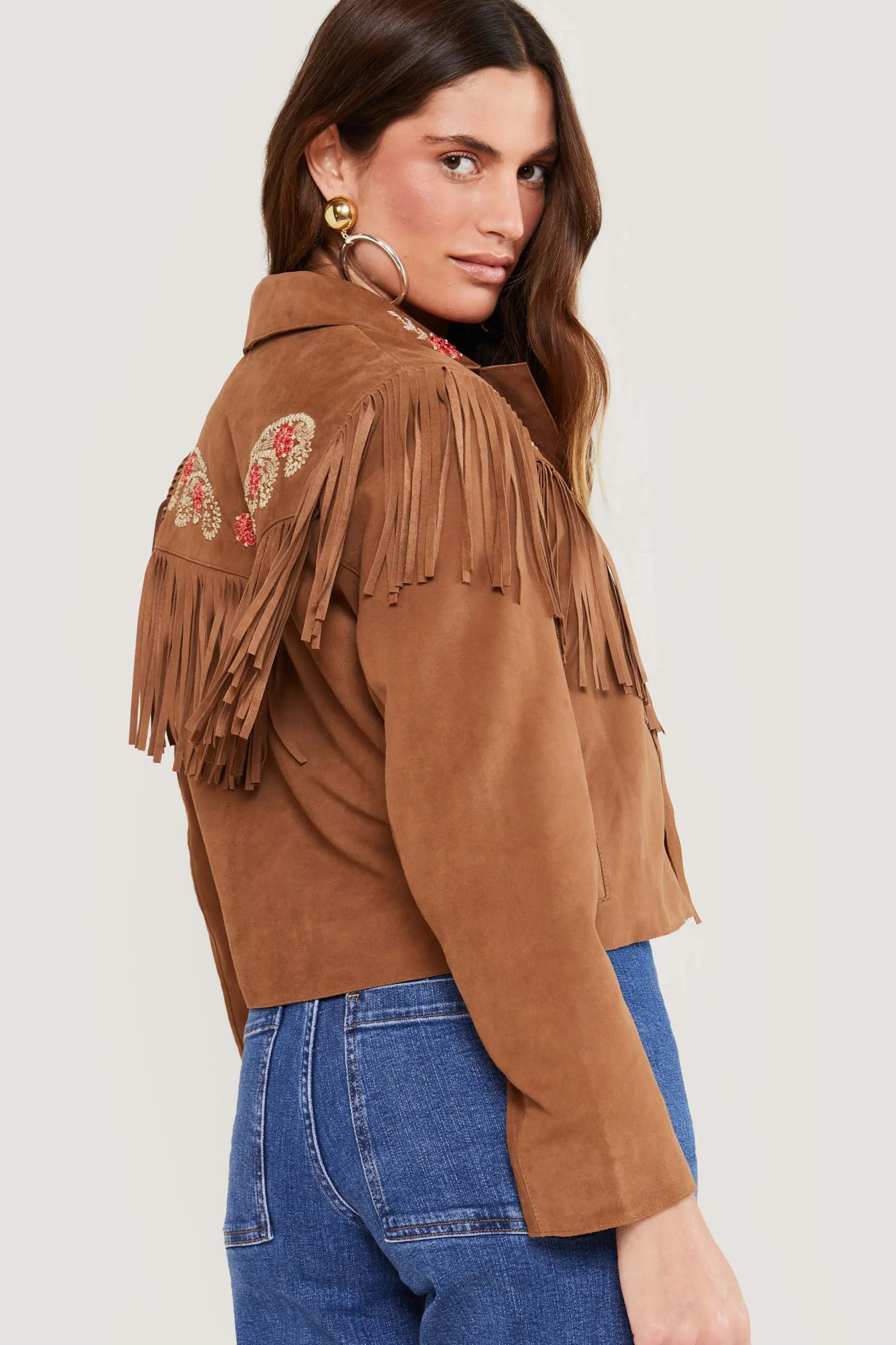 marguerite - powell embroidery camel sold by RIXO product image thumbnail 2