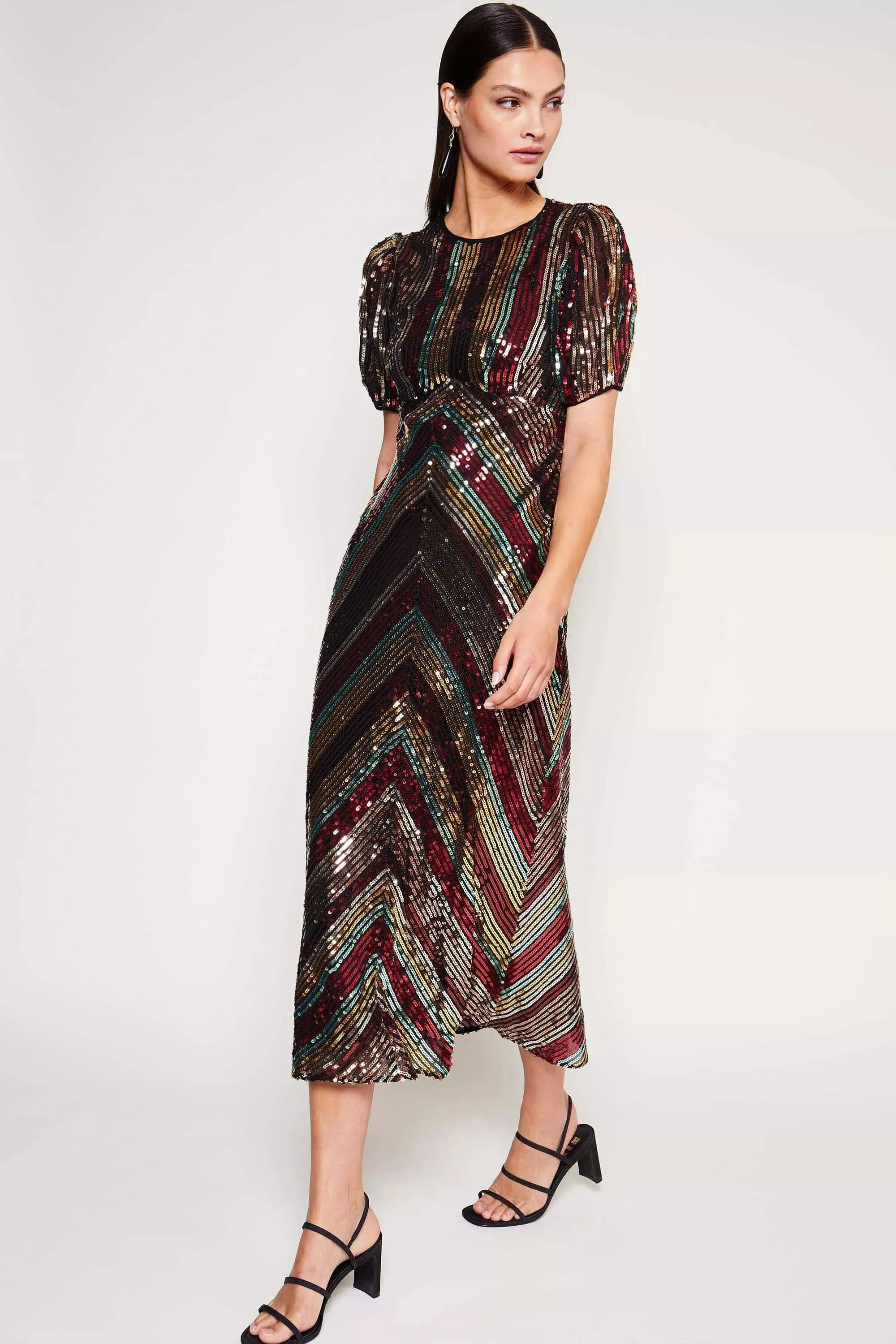 daisy - multi chevron sequin sold by RIXO product image thumbnail 3