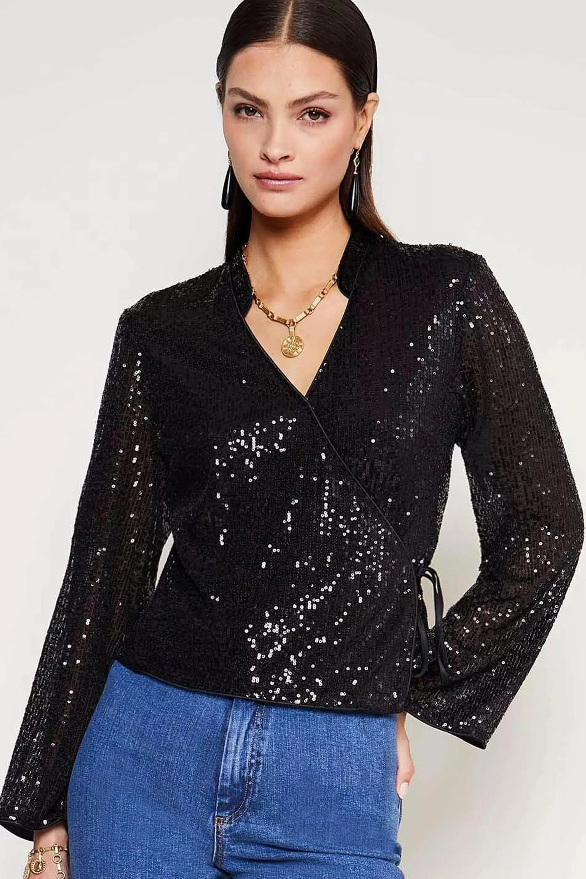 Blossom - Sequin Black sold by RIXO