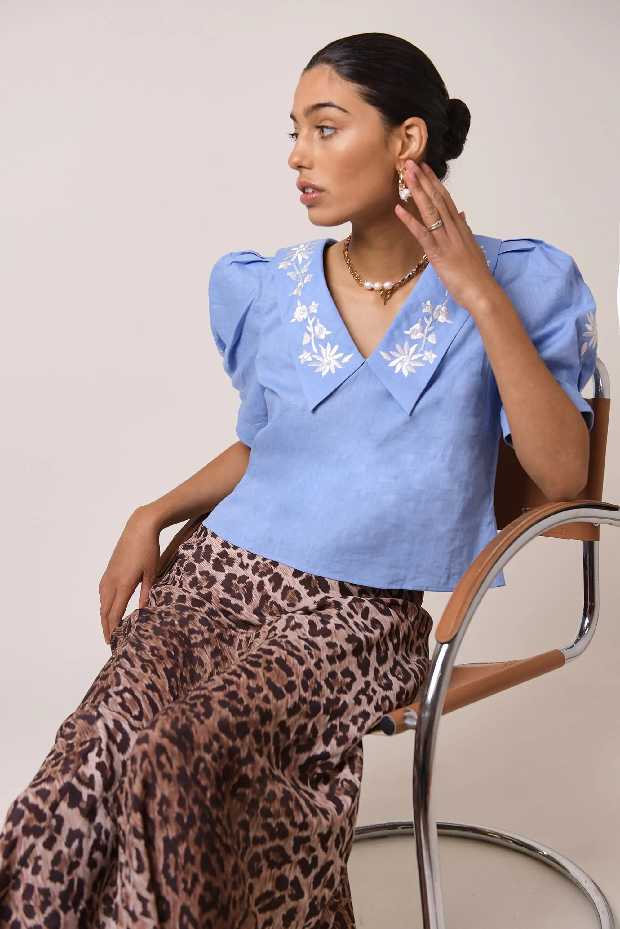 Whitney - Cornflower Blue sold by RIXO product image thumbnail 4