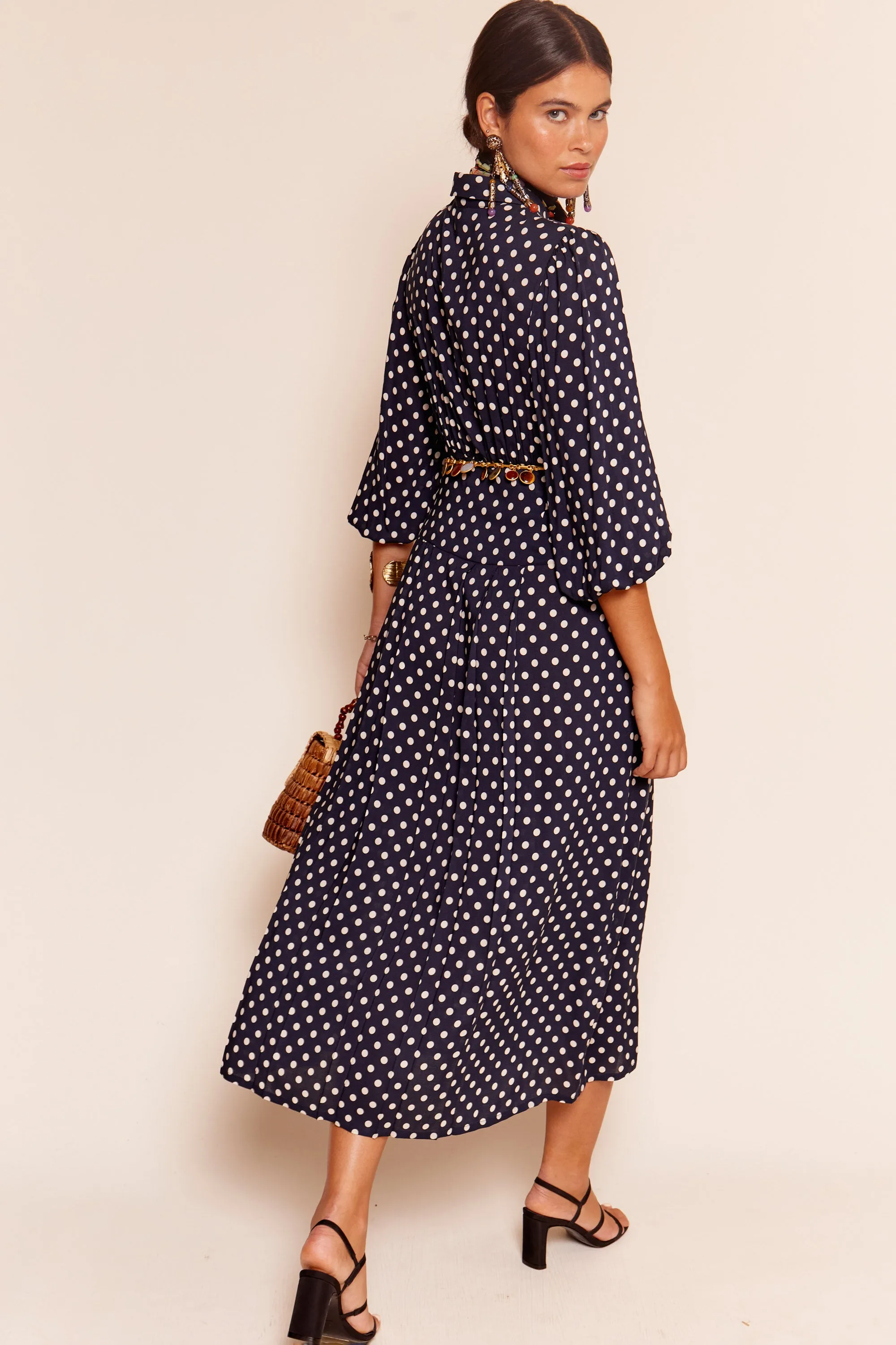 Izzy - Runway Spot Navy sold by RIXO product image thumbnail 4