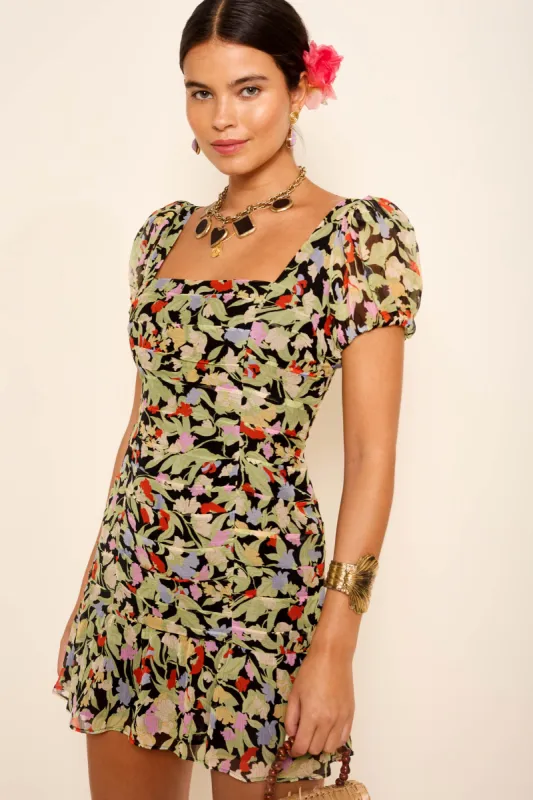 Bowie - Naomi Floral Black sold by RIXO