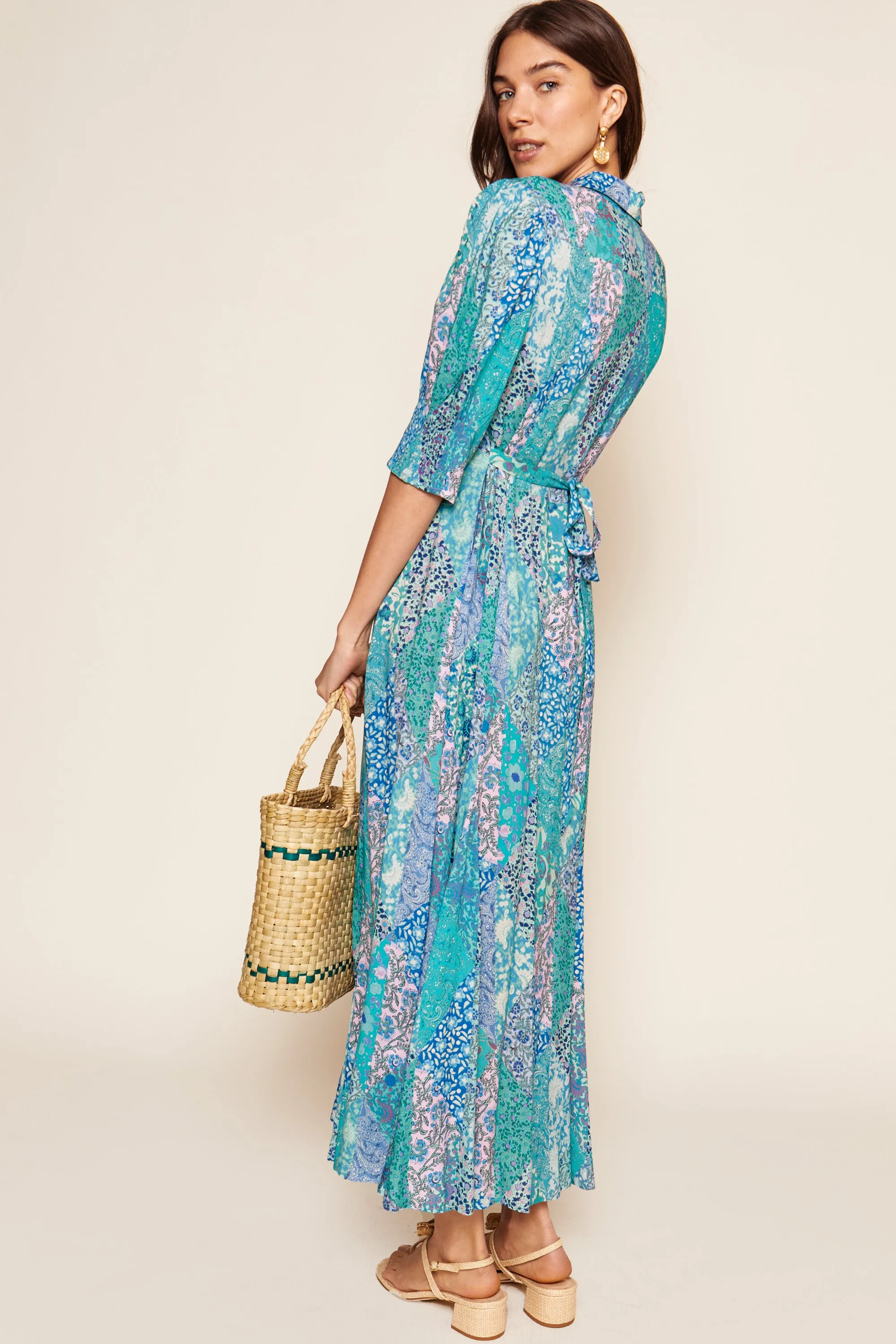 bloom - patchwork blue sold by RIXO product image thumbnail 2