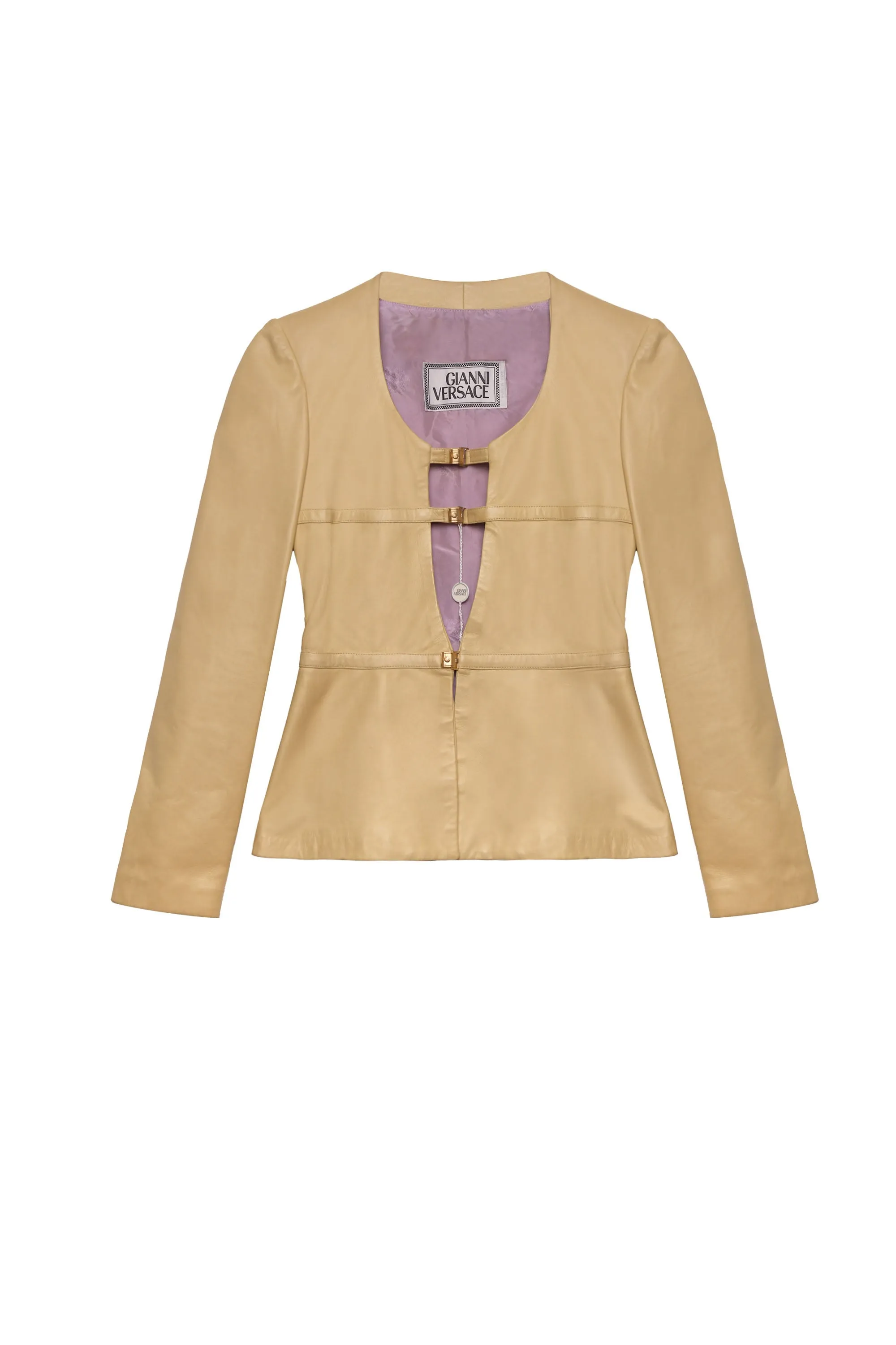 Vintage - Versace Leather Jacket sold by RIXO