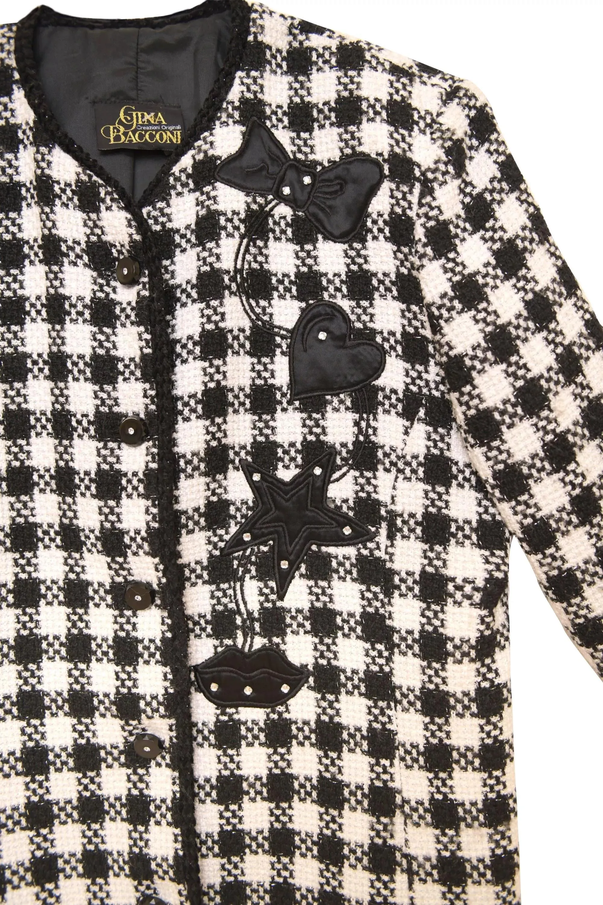 Vintage Jacket - Mono Check sold by RIXO product image thumbnail 4