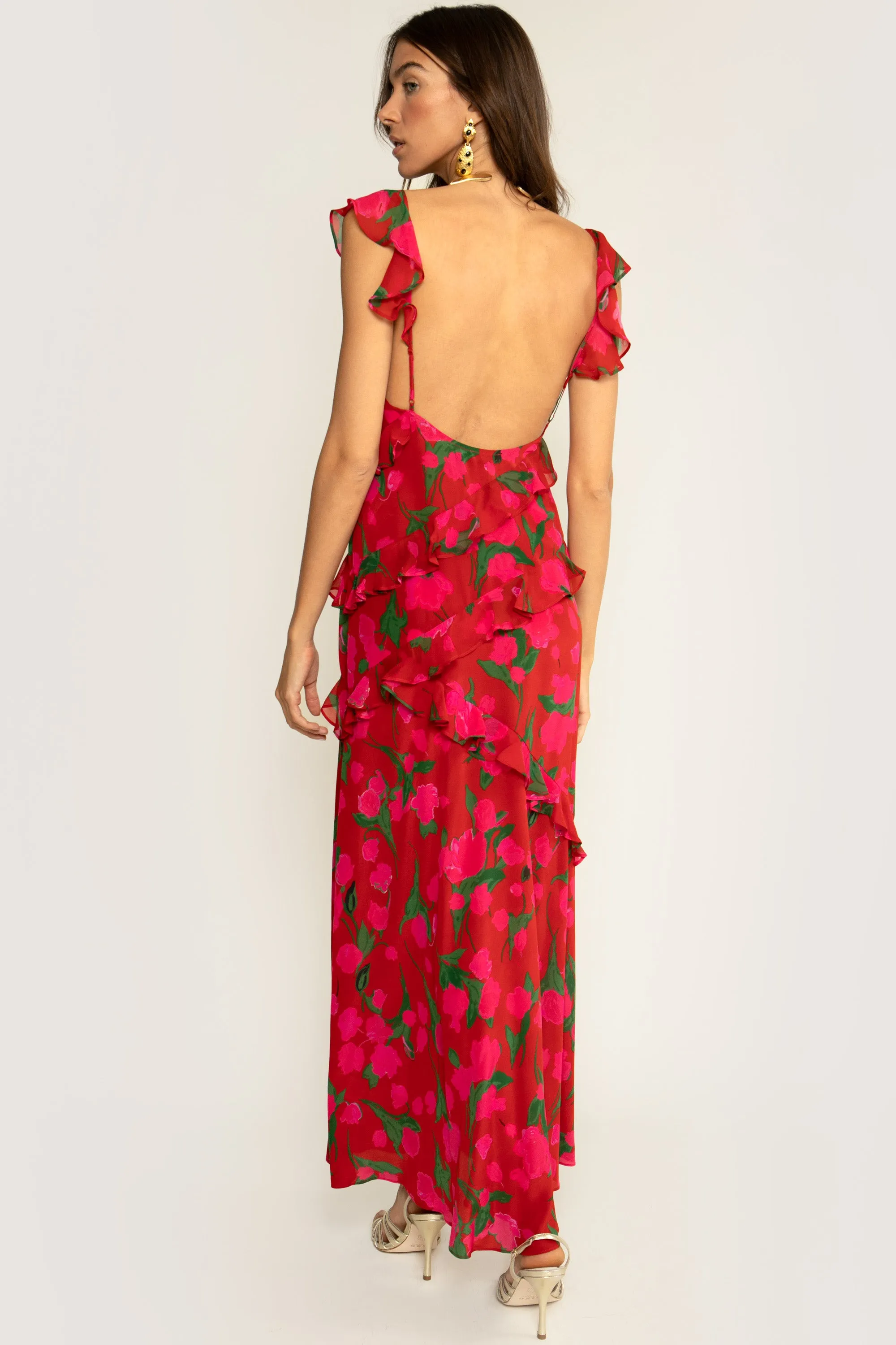 gail - fontainhas floral red sold by RIXO product image thumbnail 5