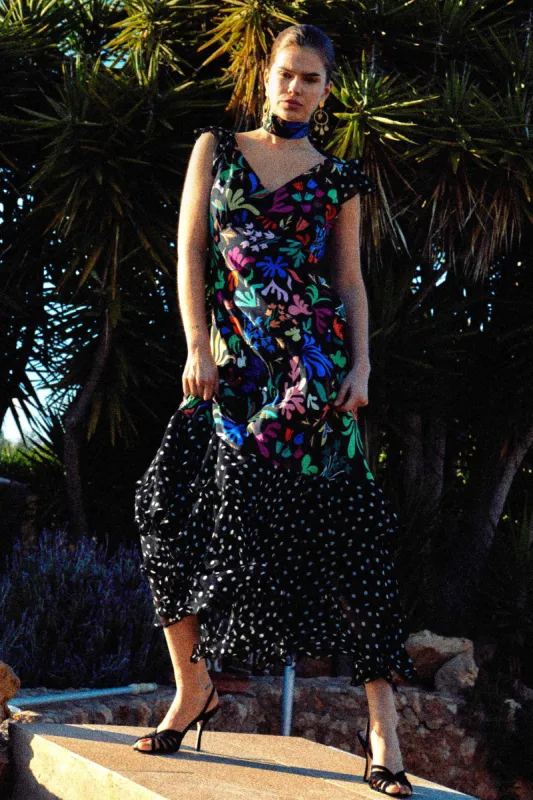 ossy - flora mix black sold by RIXO