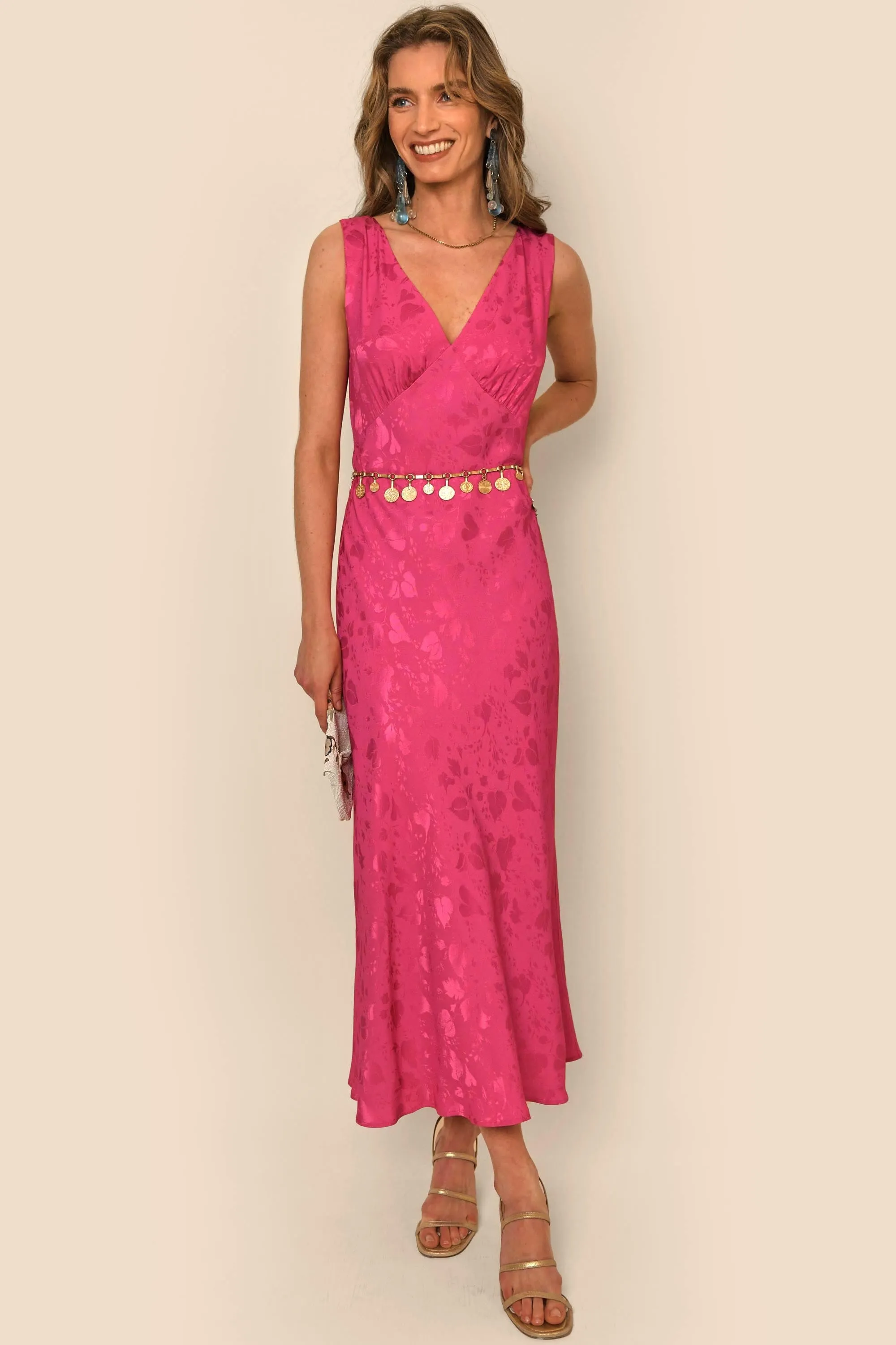 Sandrine - Leaf Pink sold by RIXO product image thumbnail 3