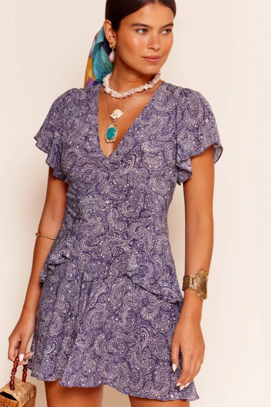 Sutton - Sienna Paisley Blue sold by RIXO