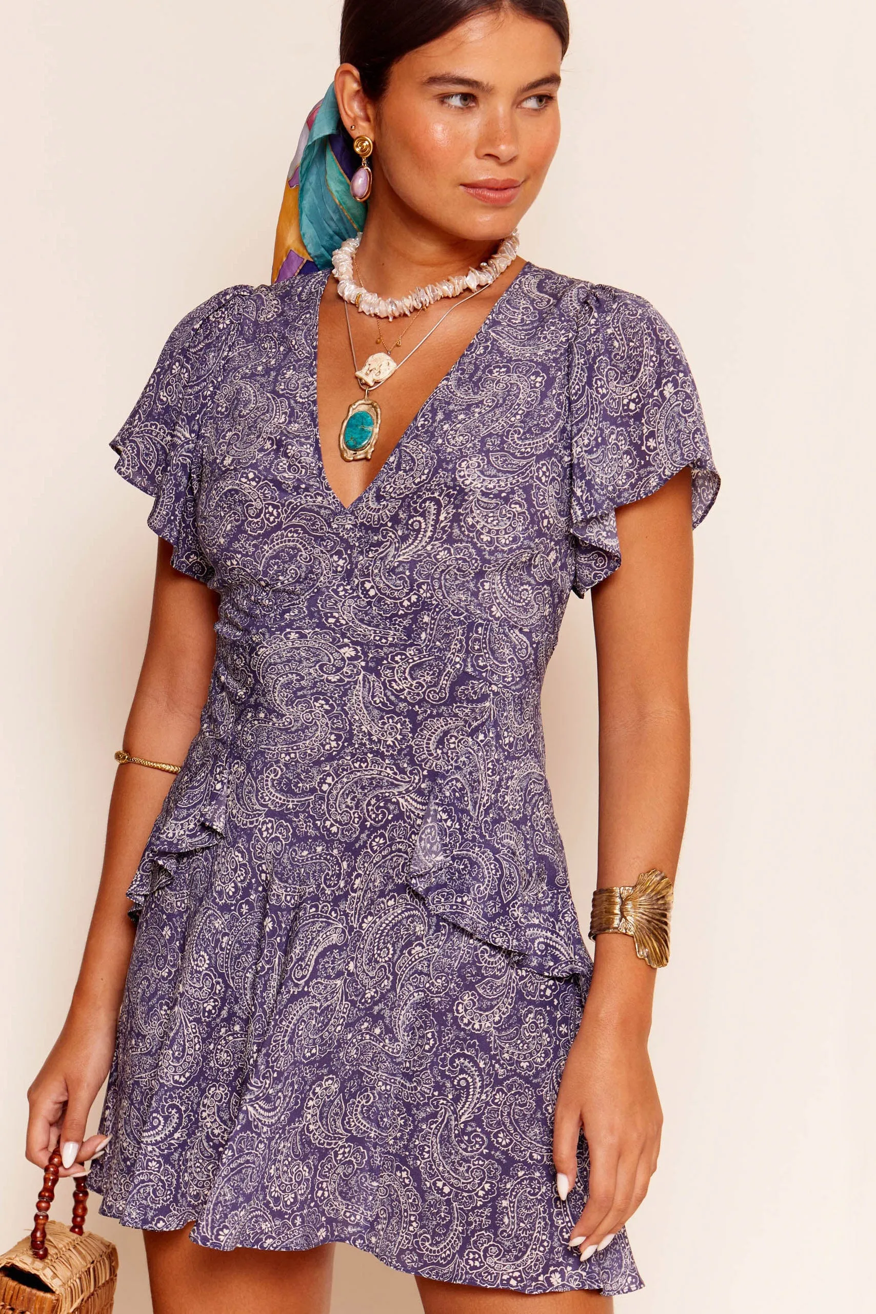 Sutton - Sienna Paisley Blue sold by RIXO