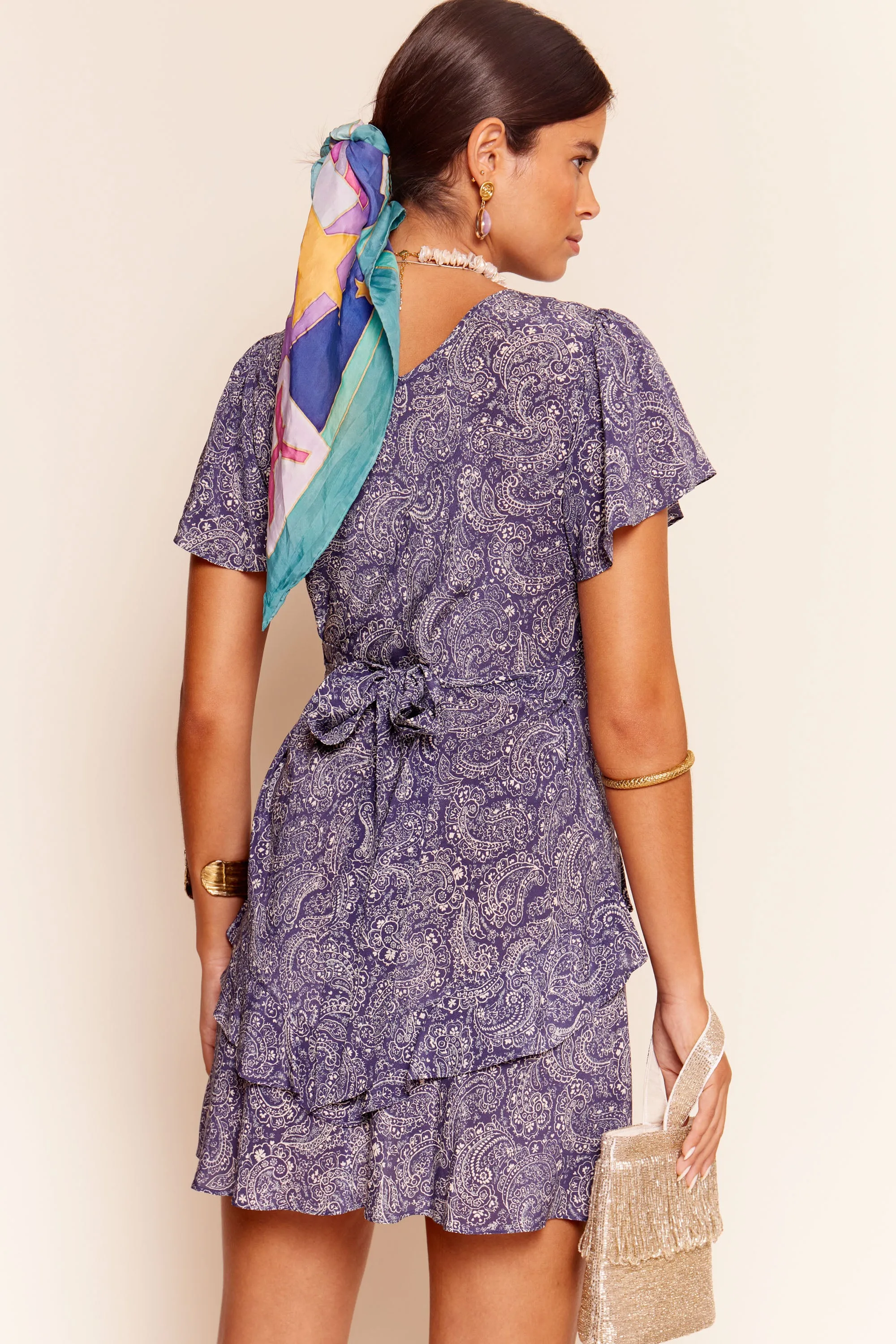 Sutton - Sienna Paisley Blue sold by RIXO product image thumbnail 5