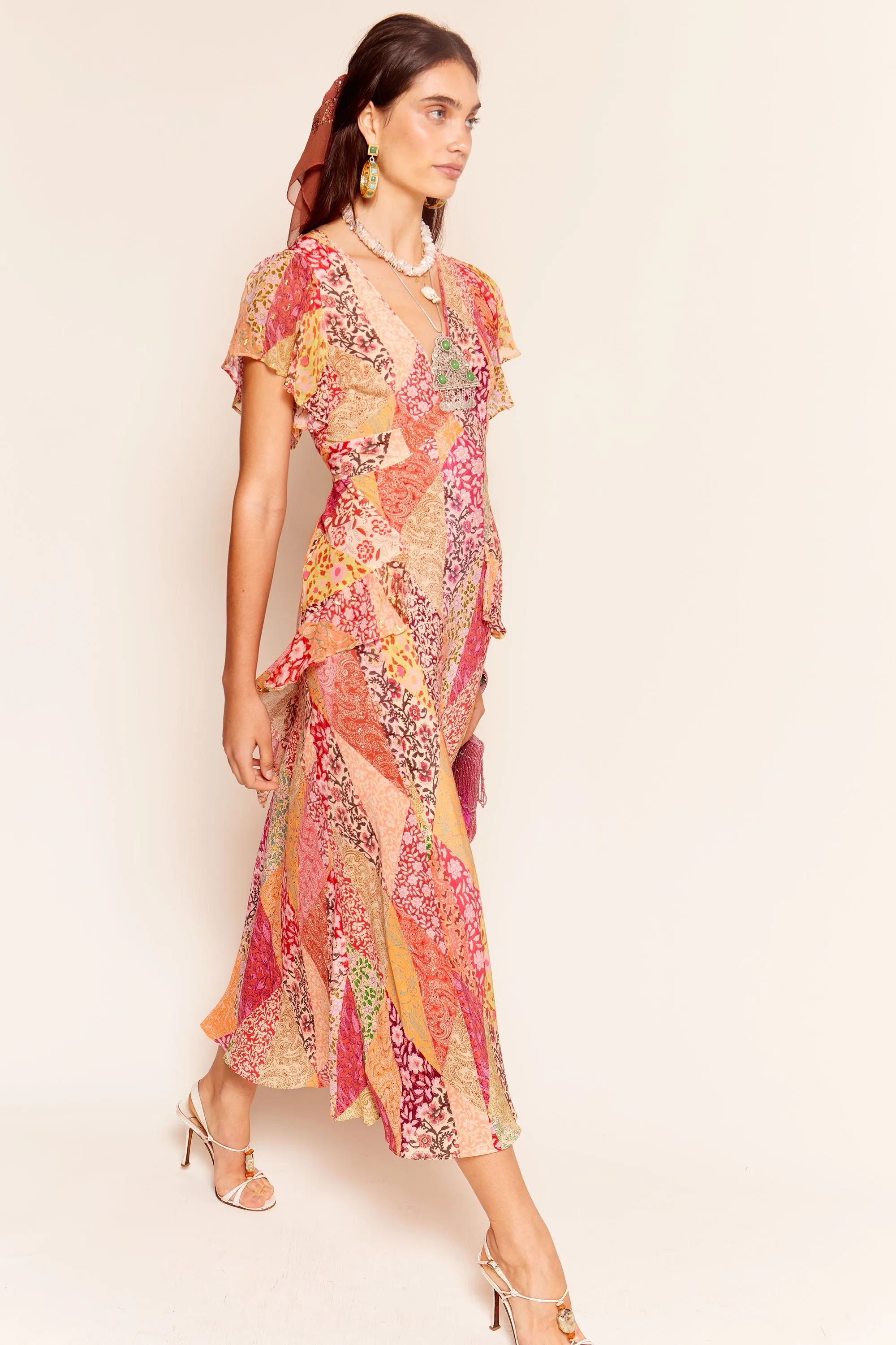 evie - patchwork blush sold by RIXO product image thumbnail 3