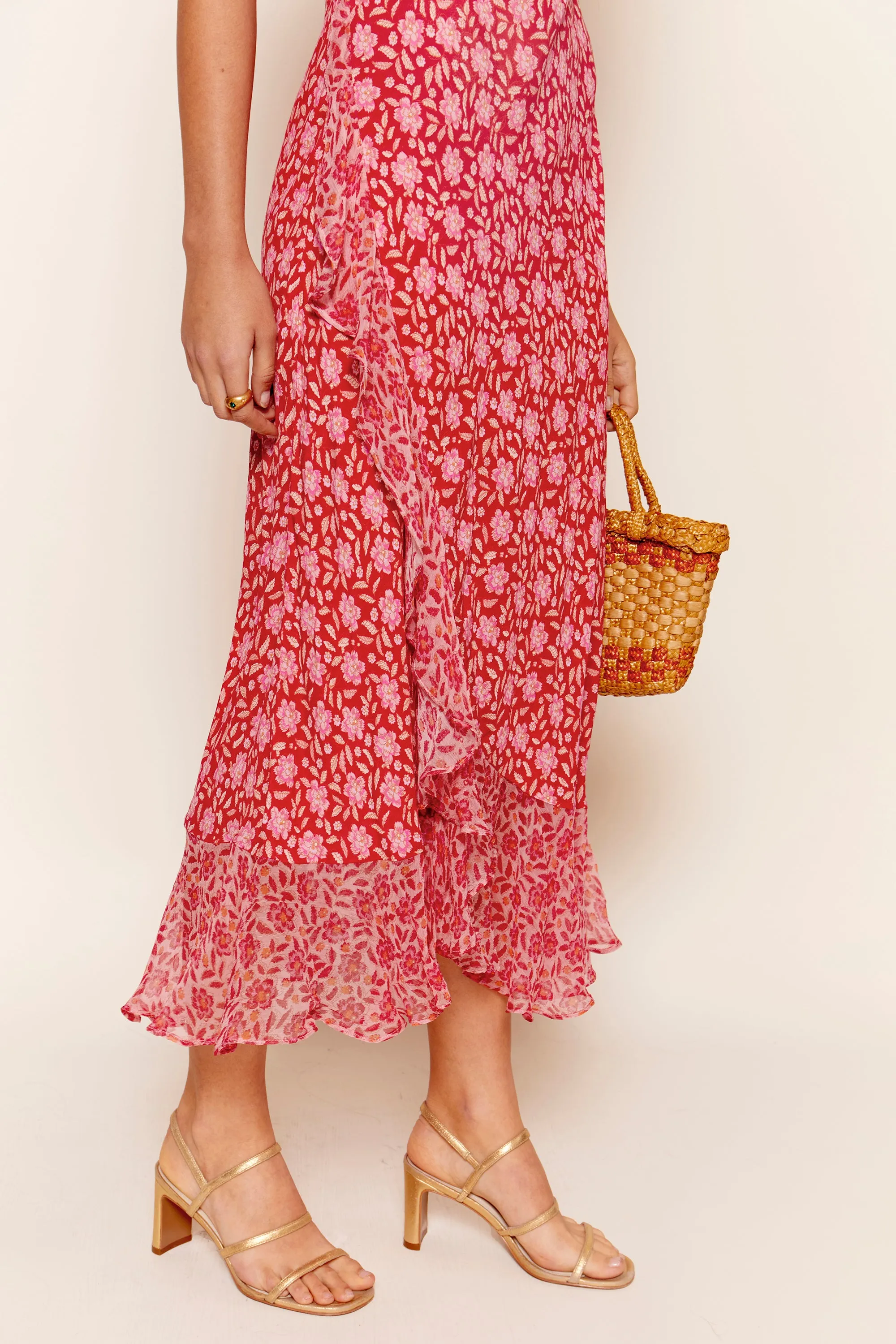 clementina - carnation raspberry sold by RIXO product image thumbnail 3