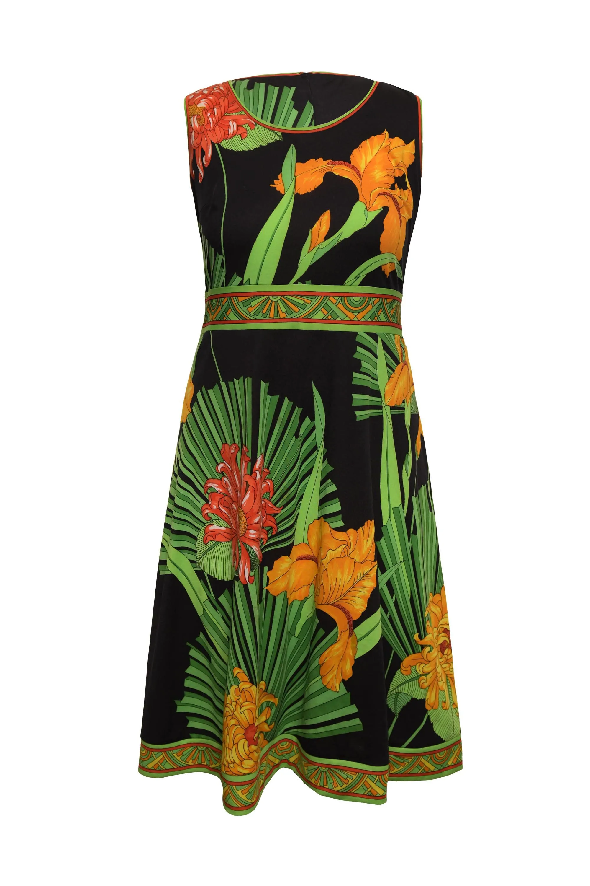 Vintage - Tropical Printed Dress sold by RIXO product image thumbnail 2