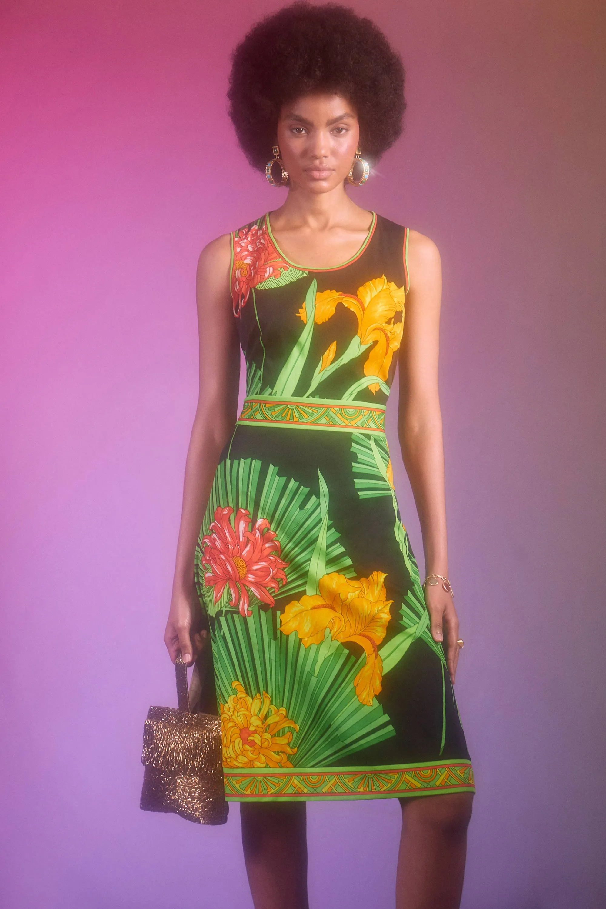Vintage - Tropical Printed Dress sold by RIXO