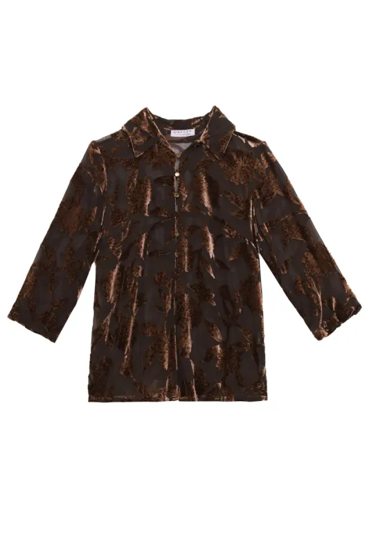 Vintage Top - Brown sold by RIXO