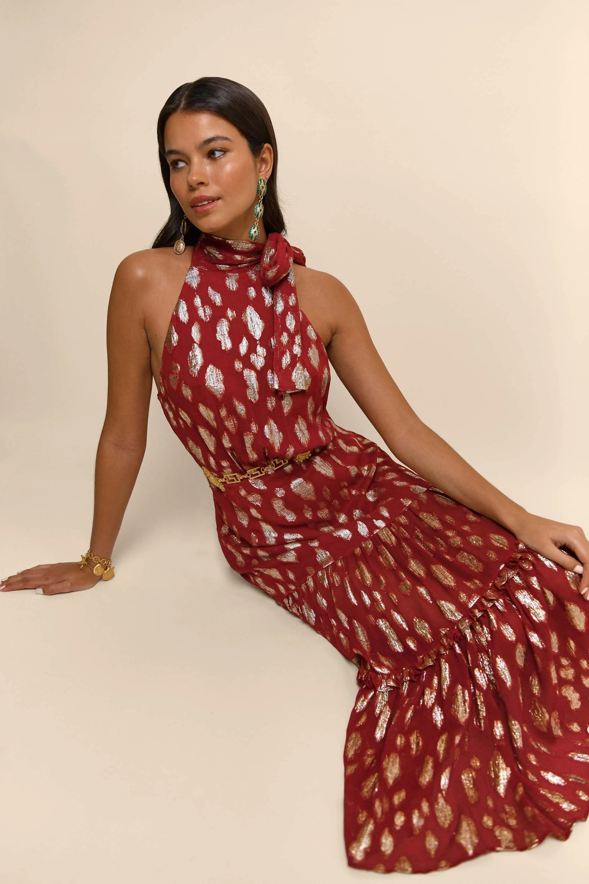 Eleanor - Ochre Gold Spot sold by RIXO product image thumbnail 5