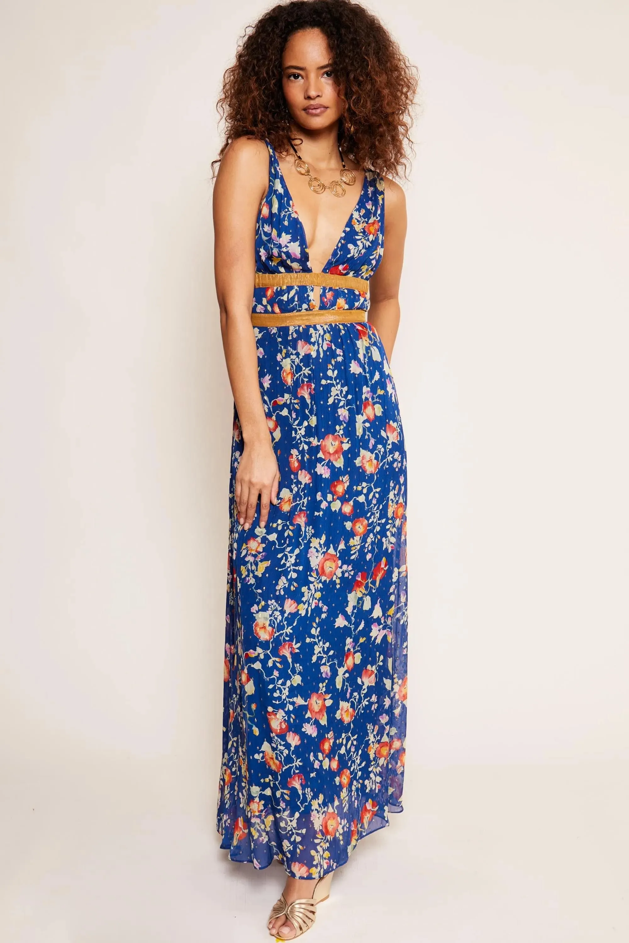 Charlotte - Waterblossom Indigo sold by RIXO product image thumbnail 3