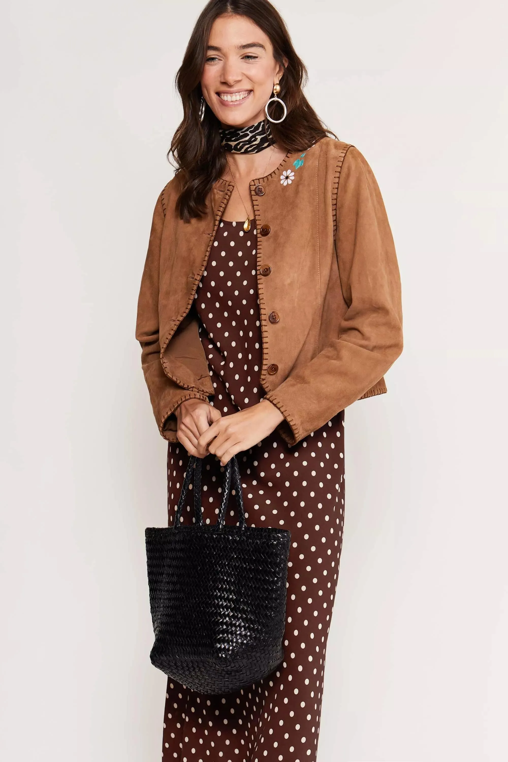 Oleander - Polka Dot Brown sold by RIXO product image thumbnail 3