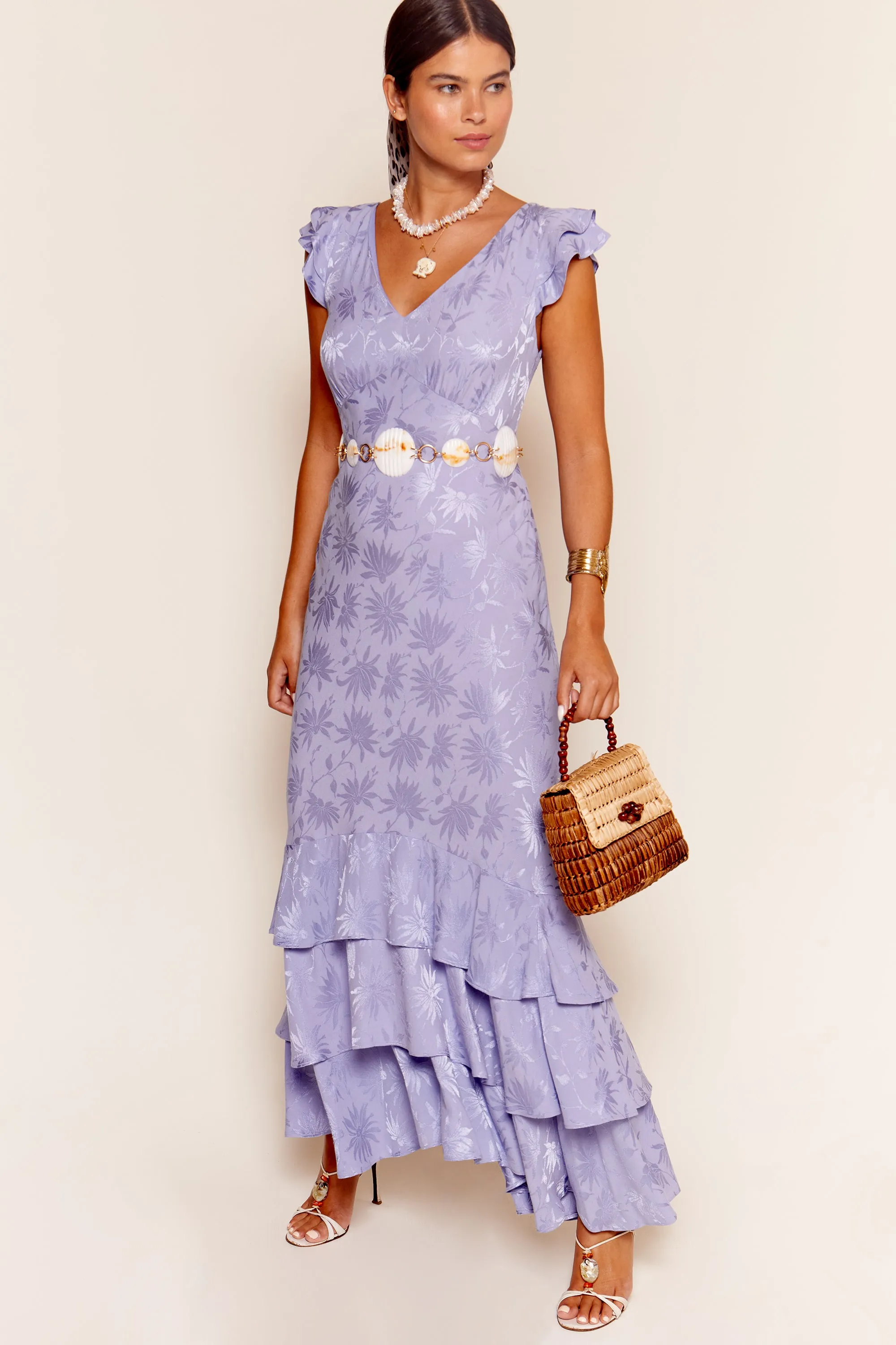 Ossy - Daisy Jacquard Slate Blue sold by RIXO product image thumbnail 3