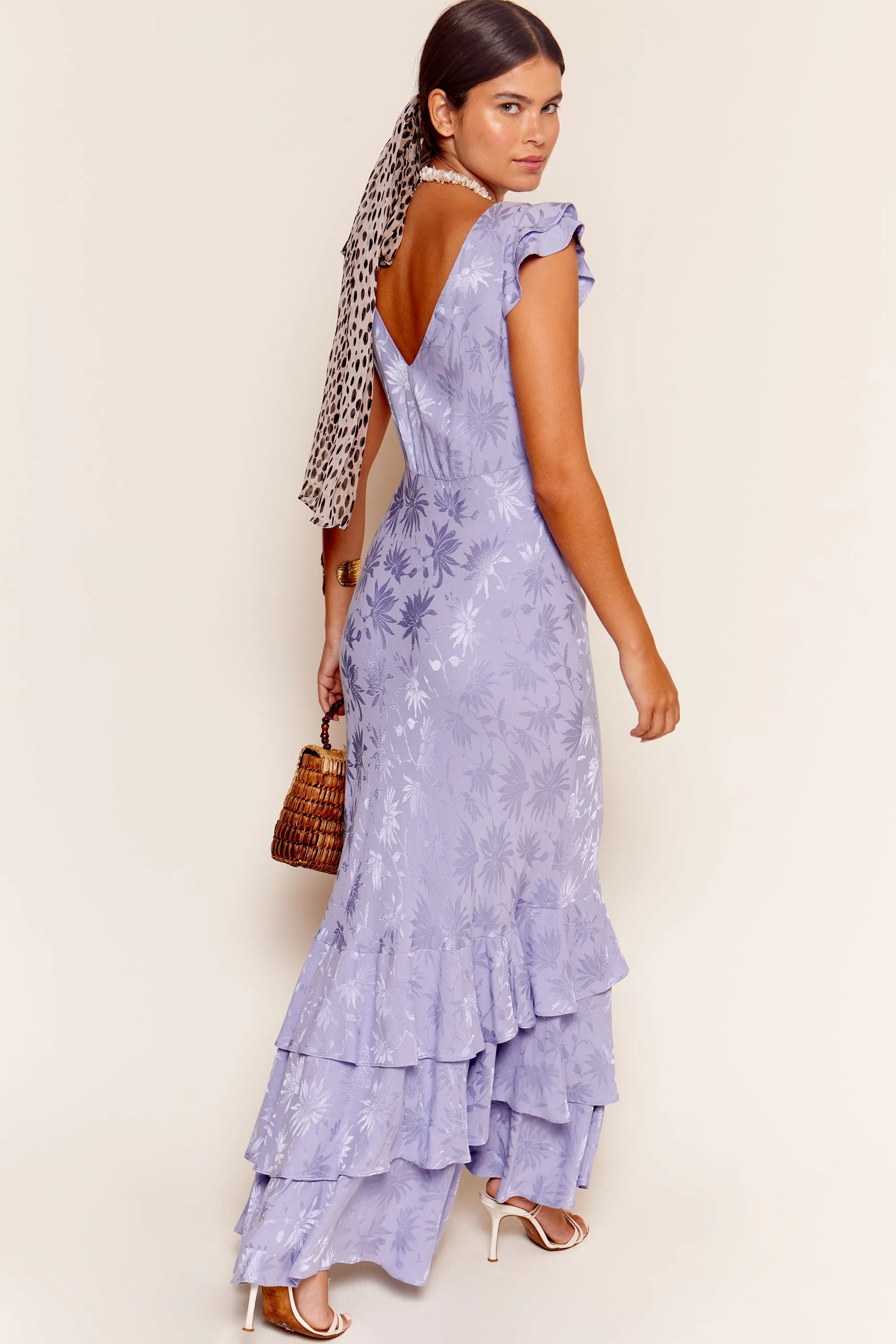 Ossy - Daisy Jacquard Slate Blue sold by RIXO product image thumbnail 5