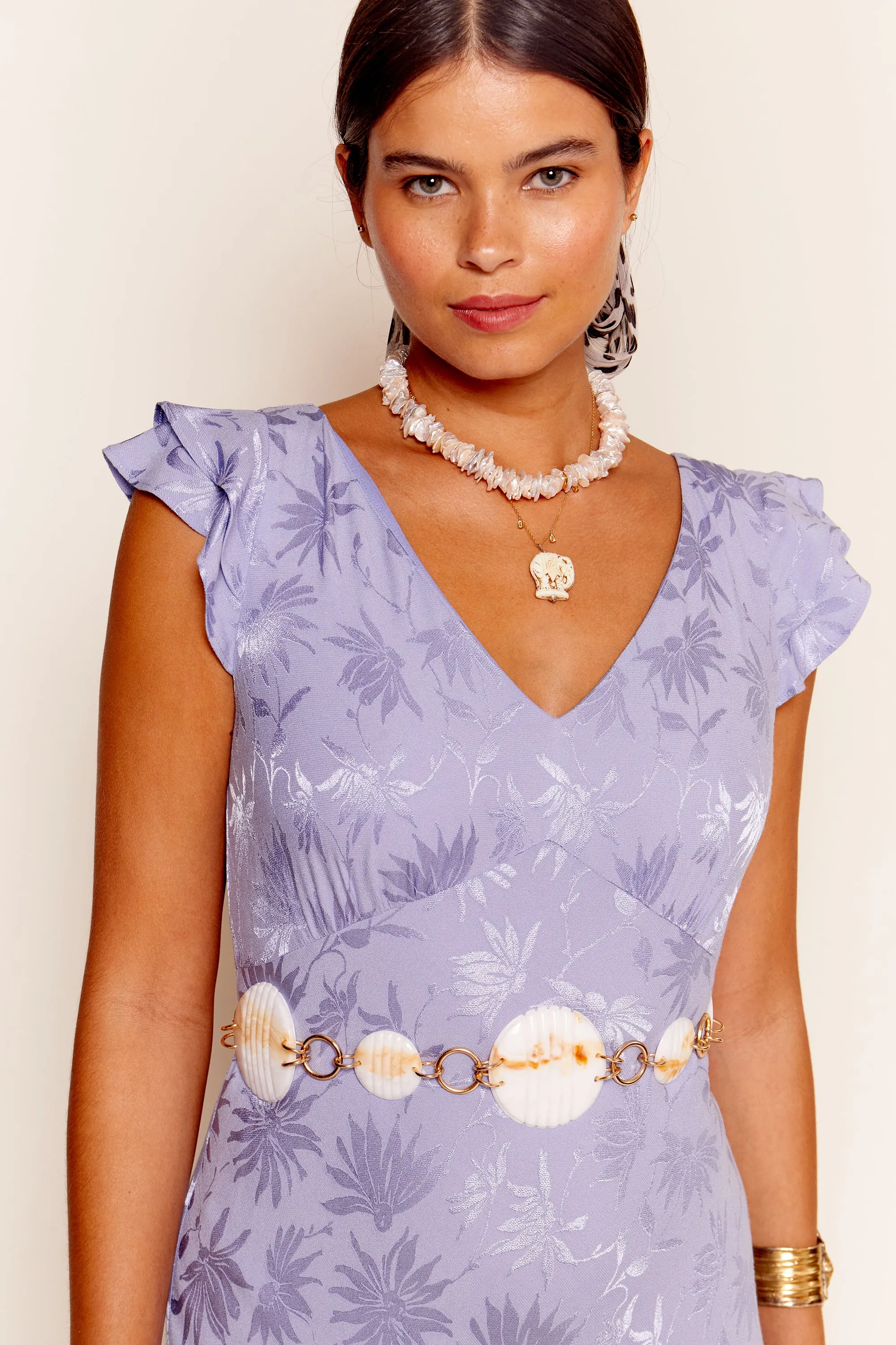 Ossy - Daisy Jacquard Slate Blue sold by RIXO product image thumbnail 2