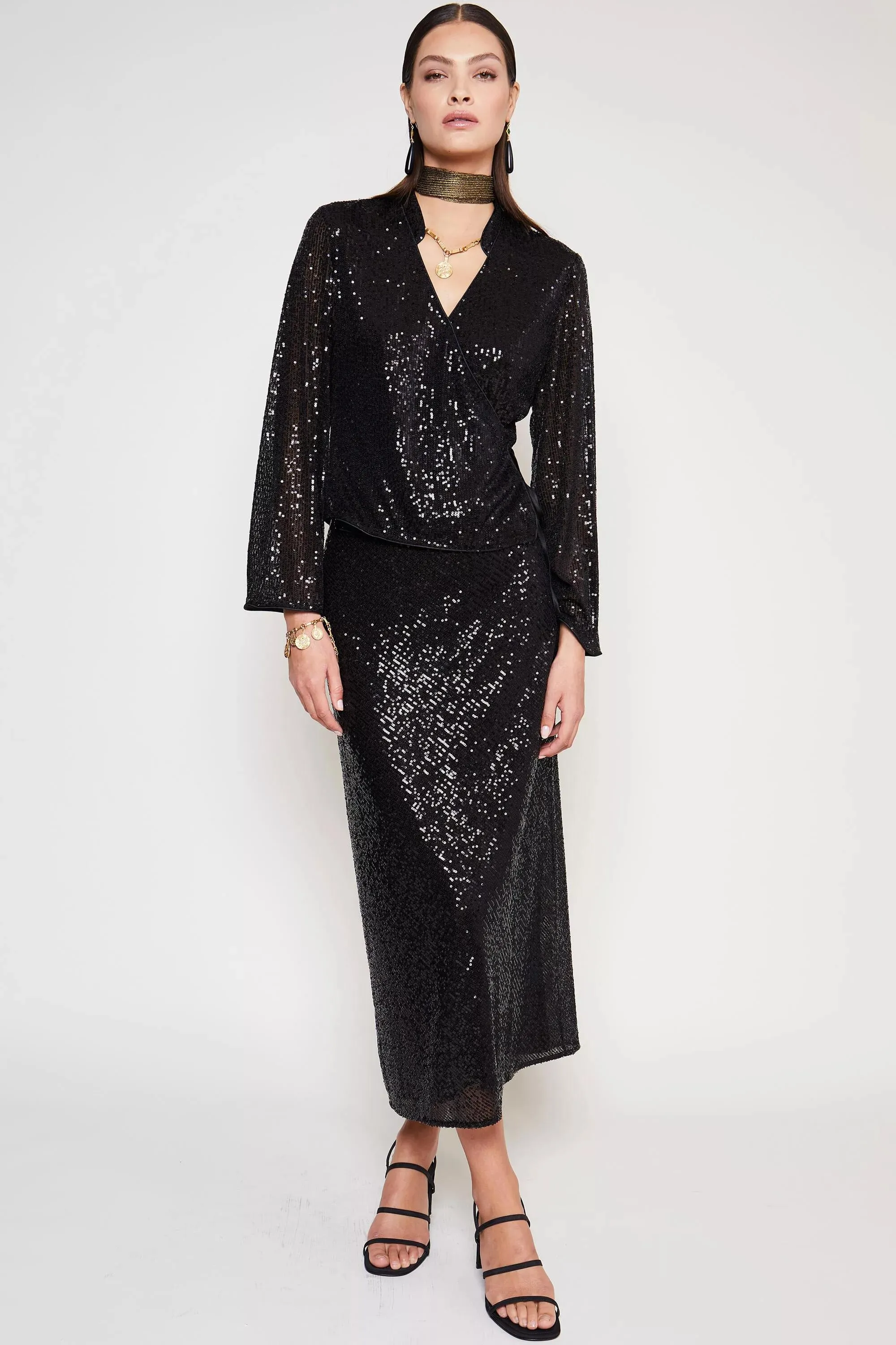 Ardith - Sequin Black sold by RIXO product image thumbnail 3