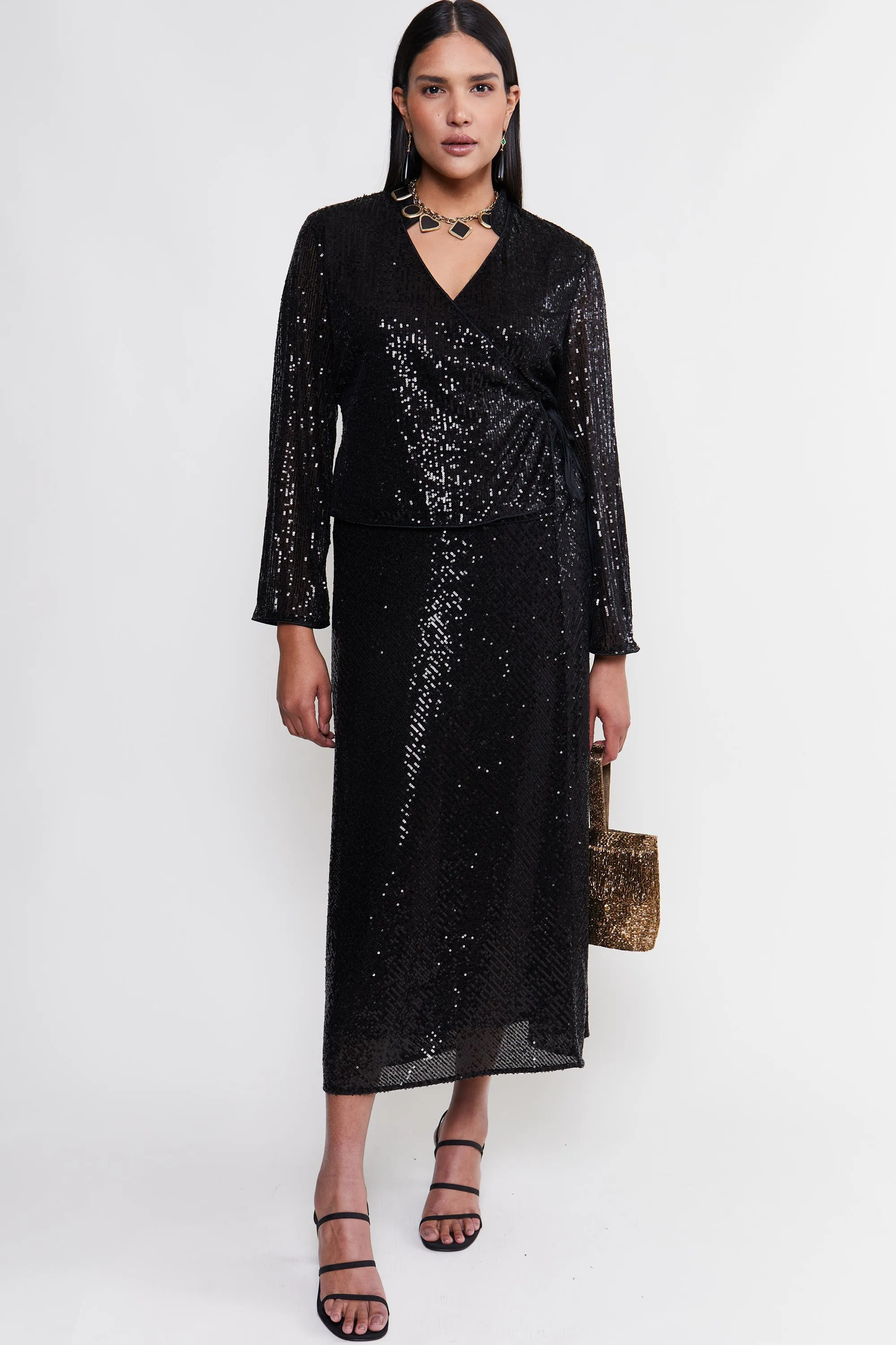 Ardith - Sequin Black sold by RIXO product image thumbnail 2