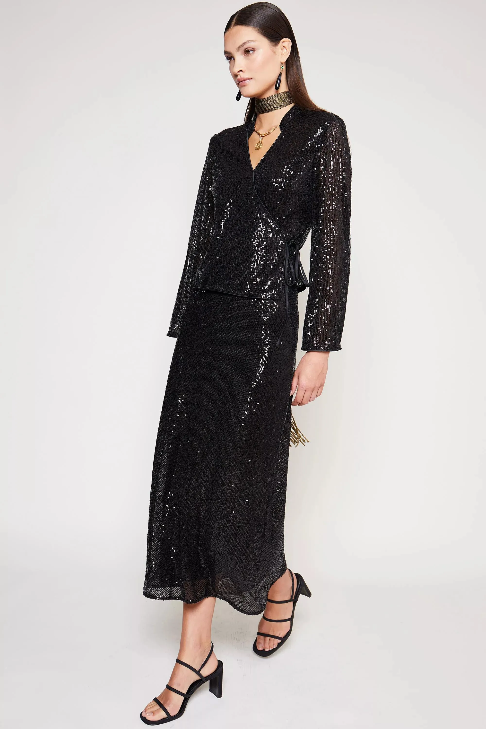Ardith - Sequin Black sold by RIXO product image thumbnail 4