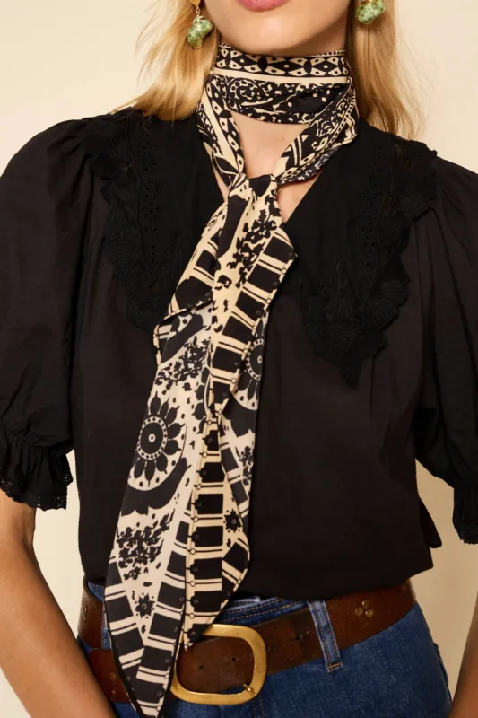 Arianne - Paisley Floral Black sold by RIXO