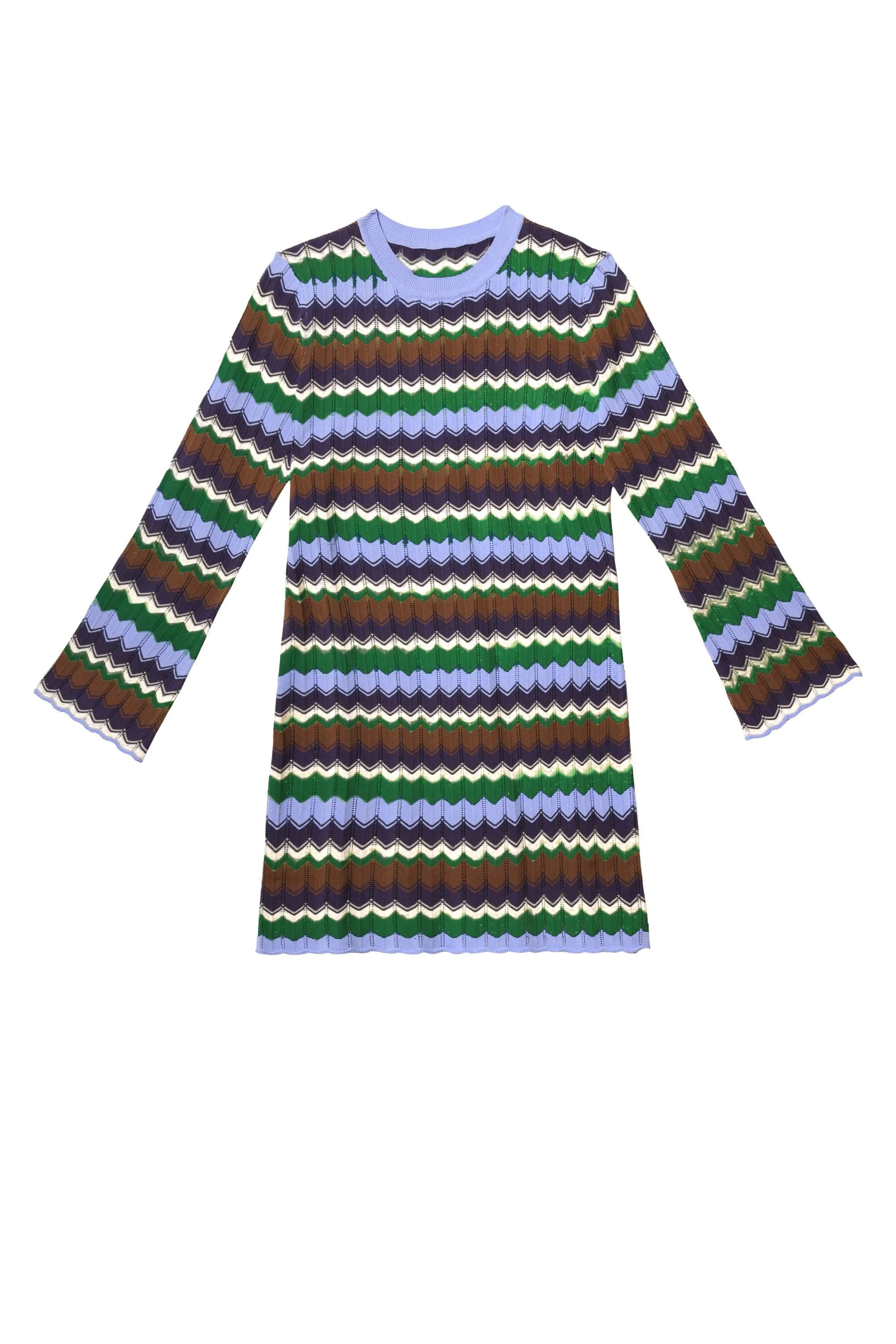 Mylene - Retro Chevron Blue sold by RIXO product image thumbnail 4