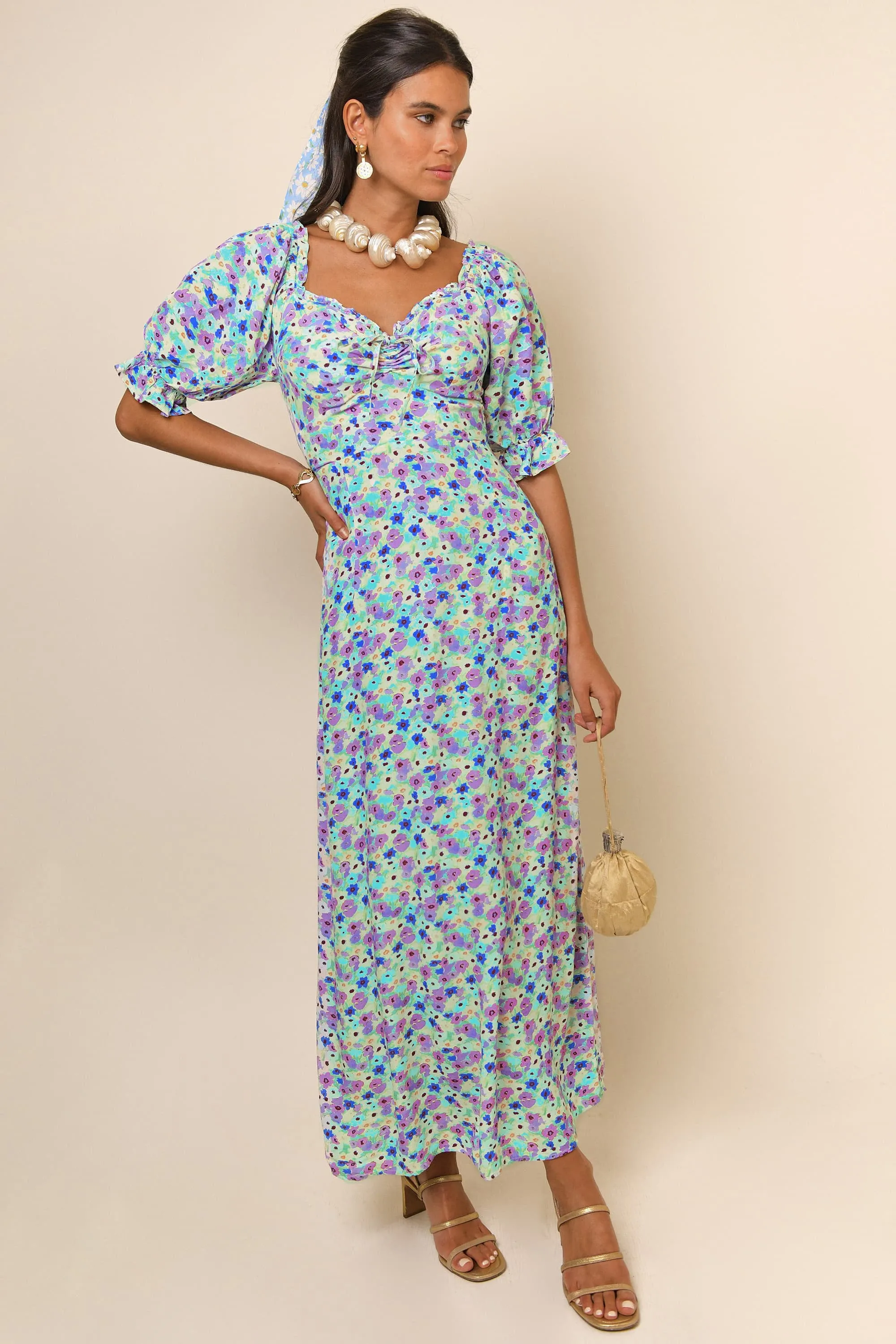 Montenegro - Lilac Ink Floral Dark sold by RIXO