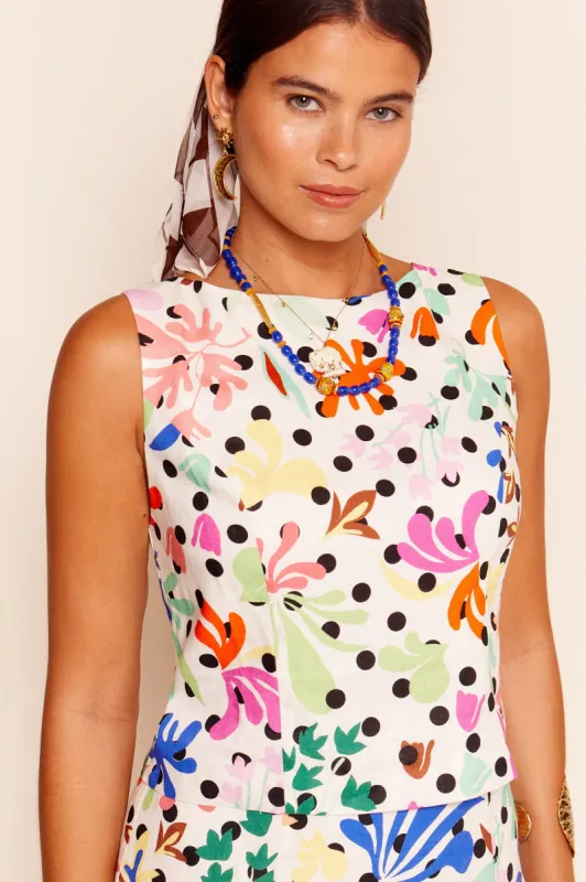 Ruth - Flora Dot Ivory sold by RIXO